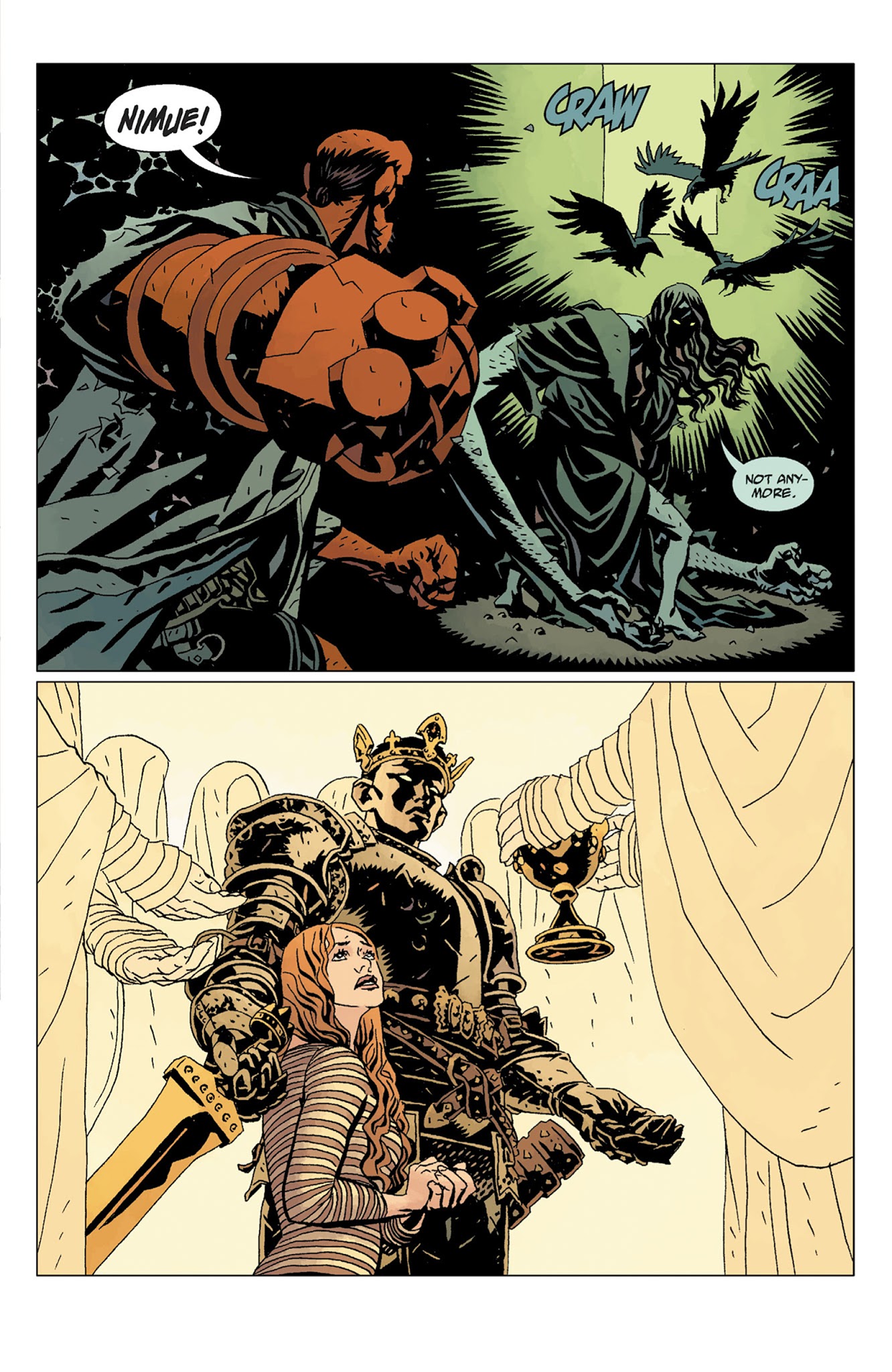 Read online Hellboy: The Storm And The Fury comic -  Issue # TPB - 106
