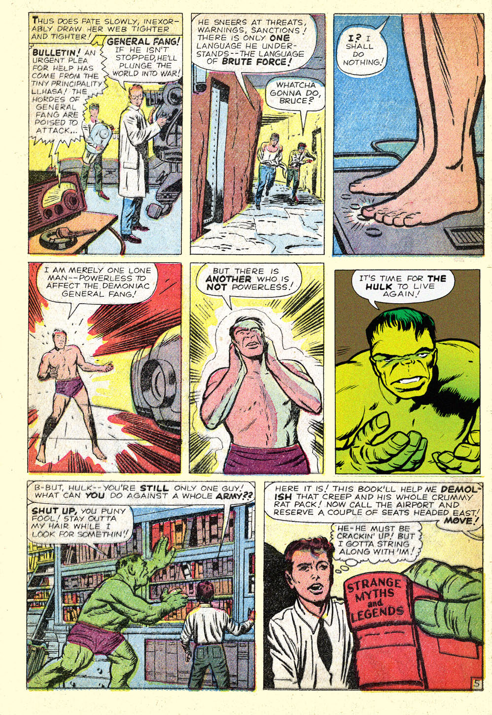 Read online The Incredible Hulk (1962) comic -  Issue #5 - 21