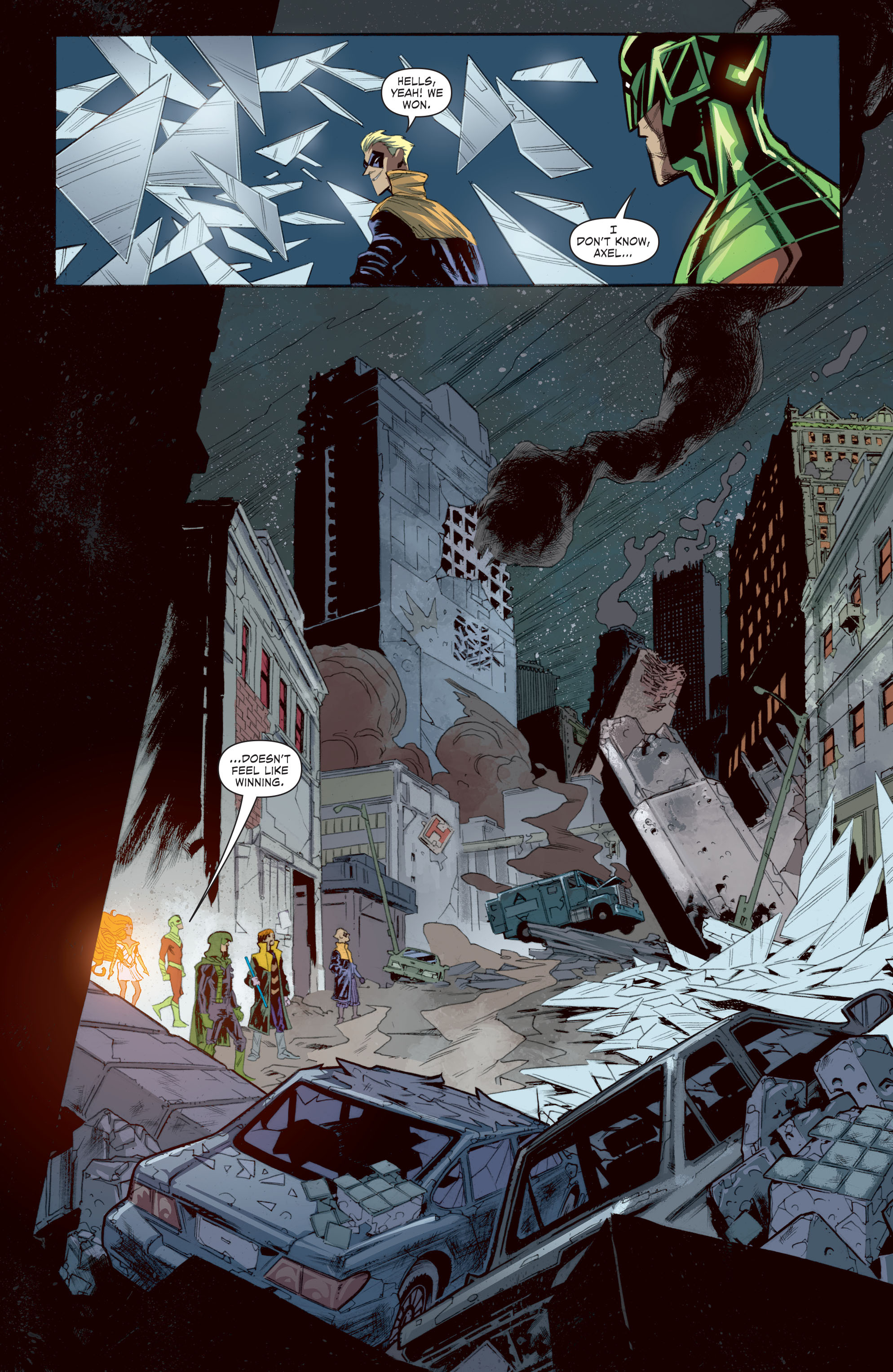 Read online Forever Evil: Rogues Rebellion comic -  Issue #6 - 16