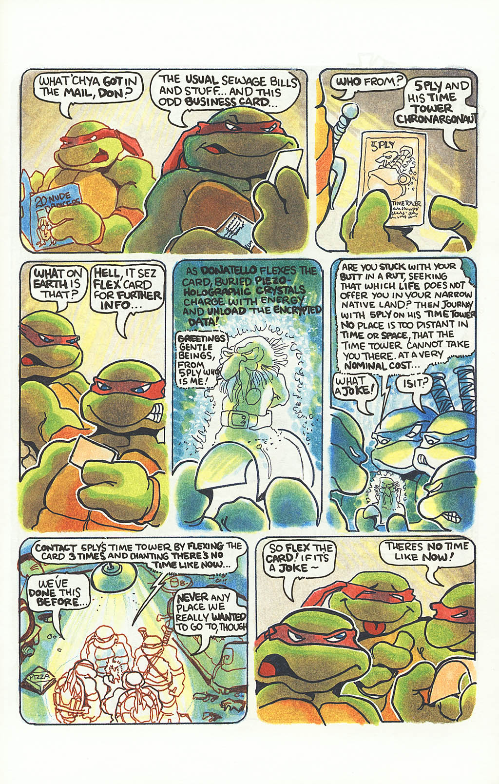 Read online Teenage Mutant Ninja Turtles: "Times" Pipeline comic -  Issue # Full - 5