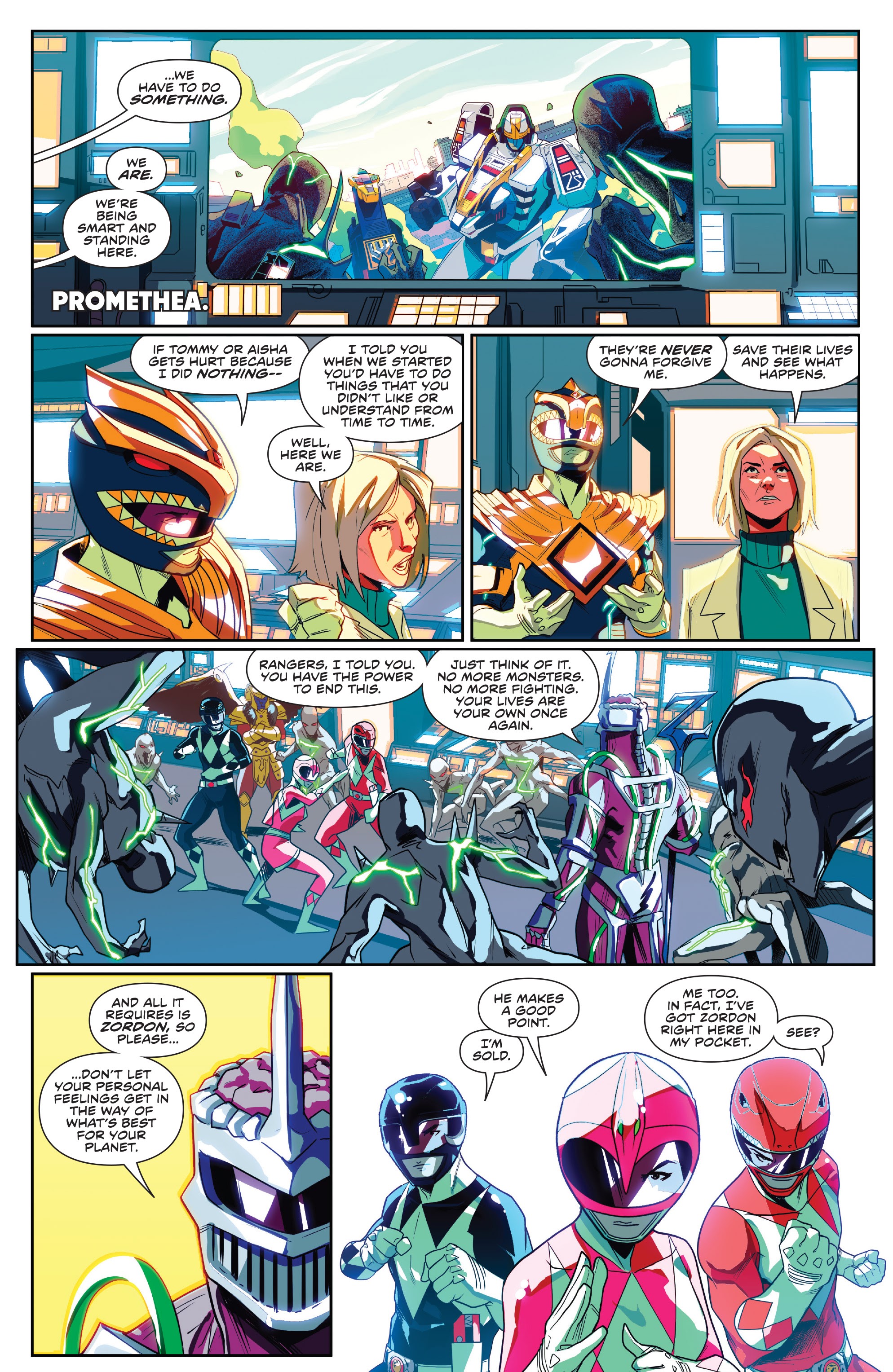 Read online Mighty Morphin comic -  Issue #8 - 9