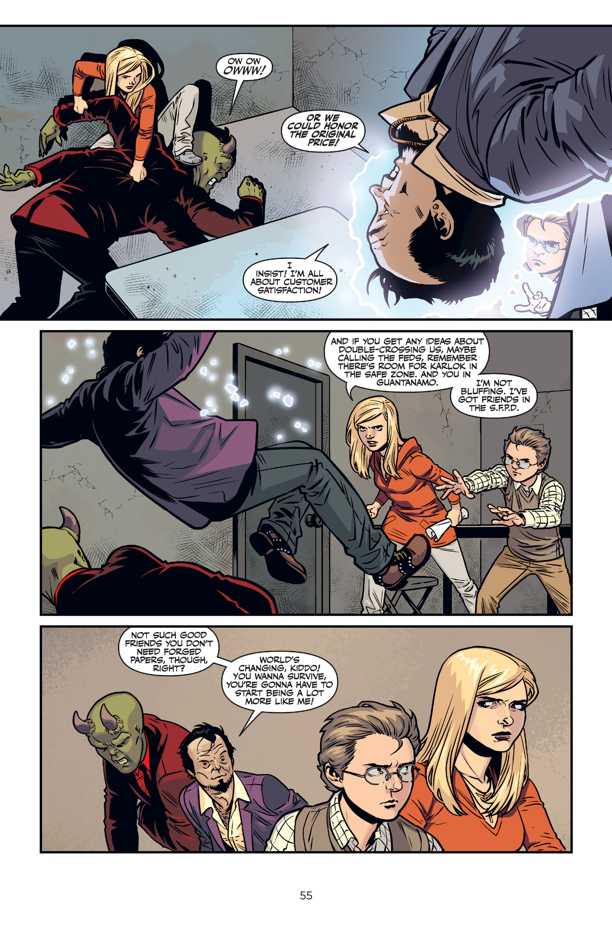 Read online Buffy the Vampire Slayer Season 11 comic -  Issue # _Library Edition (Part 1) - 56