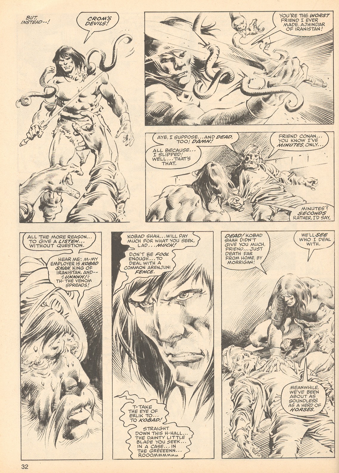 Read online The Savage Sword Of Conan comic -  Issue #53 - 32