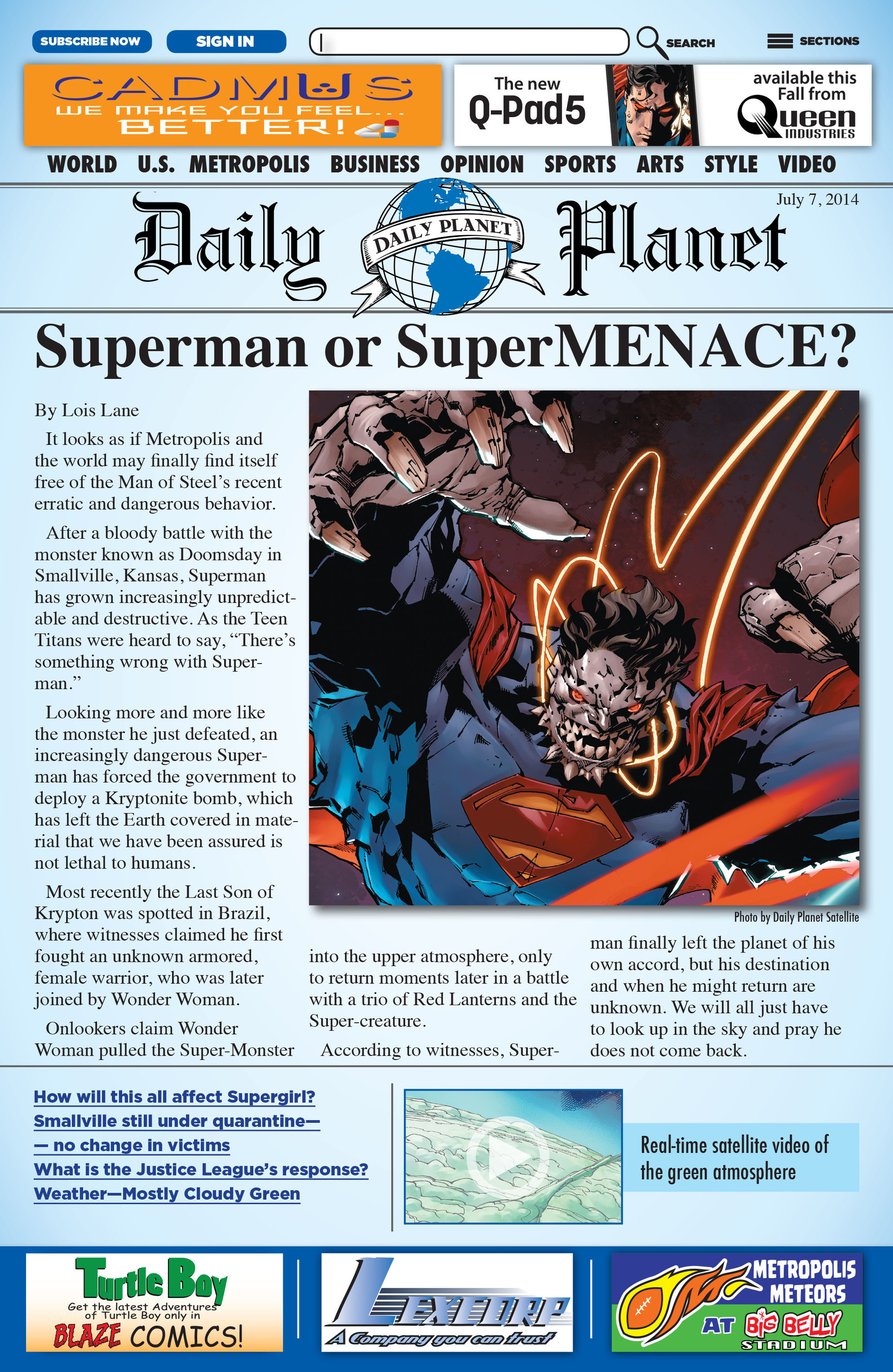 Read online Action Comics (2011) comic -  Issue #33 - 2