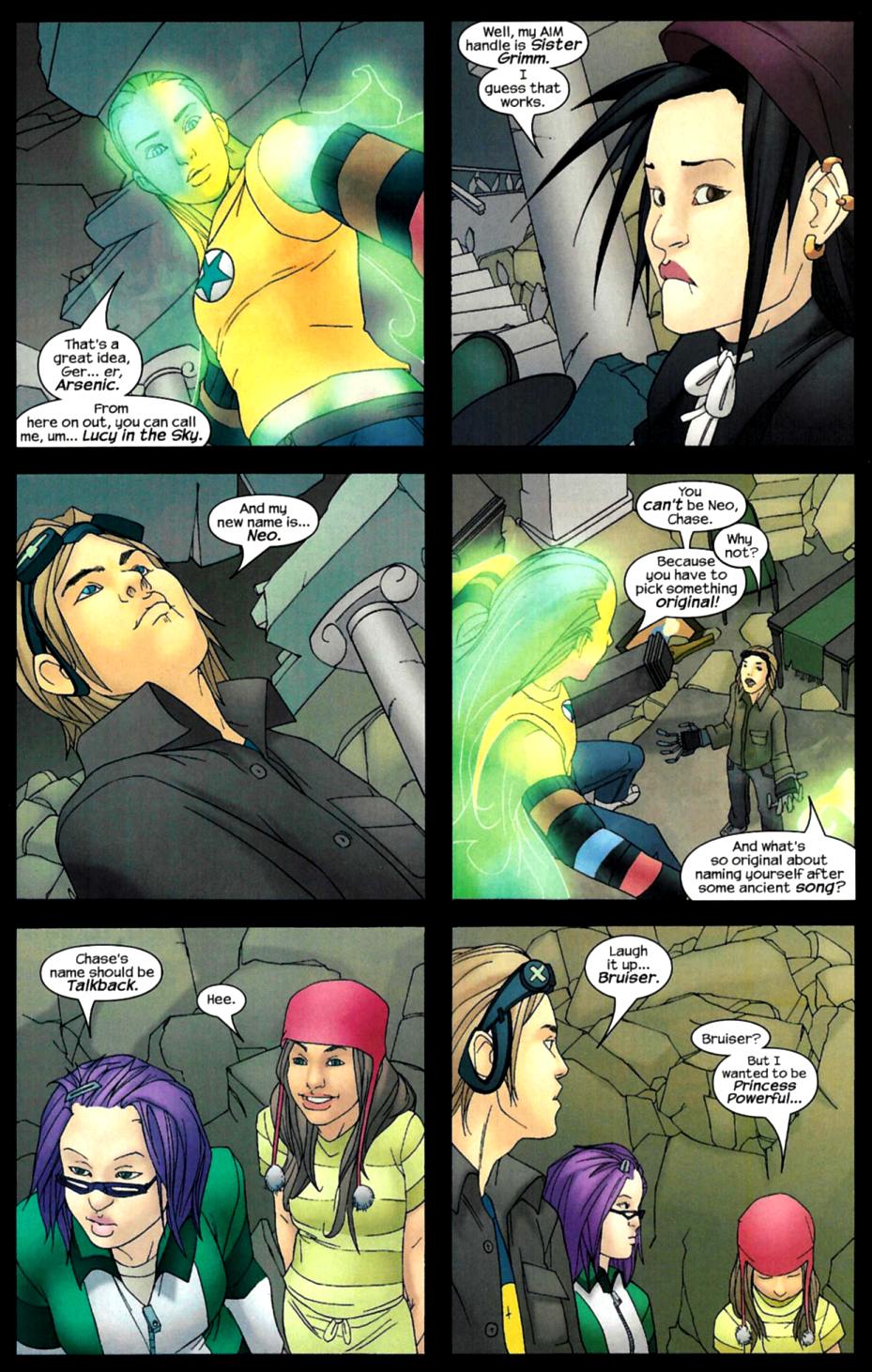 Read online Runaways (2003) comic -  Issue #6 - 23