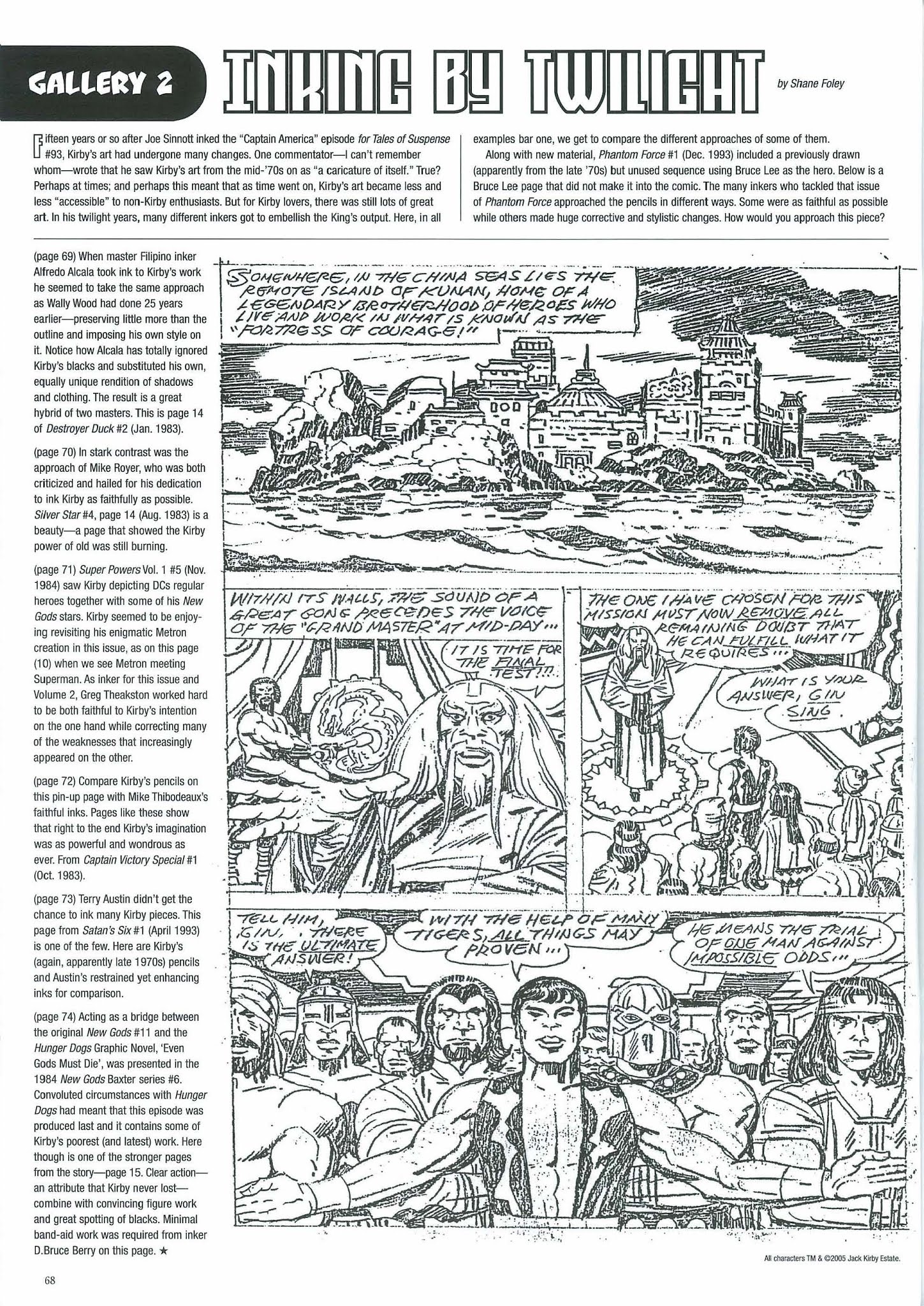 Read online The Jack Kirby Collector comic -  Issue #43 - 70