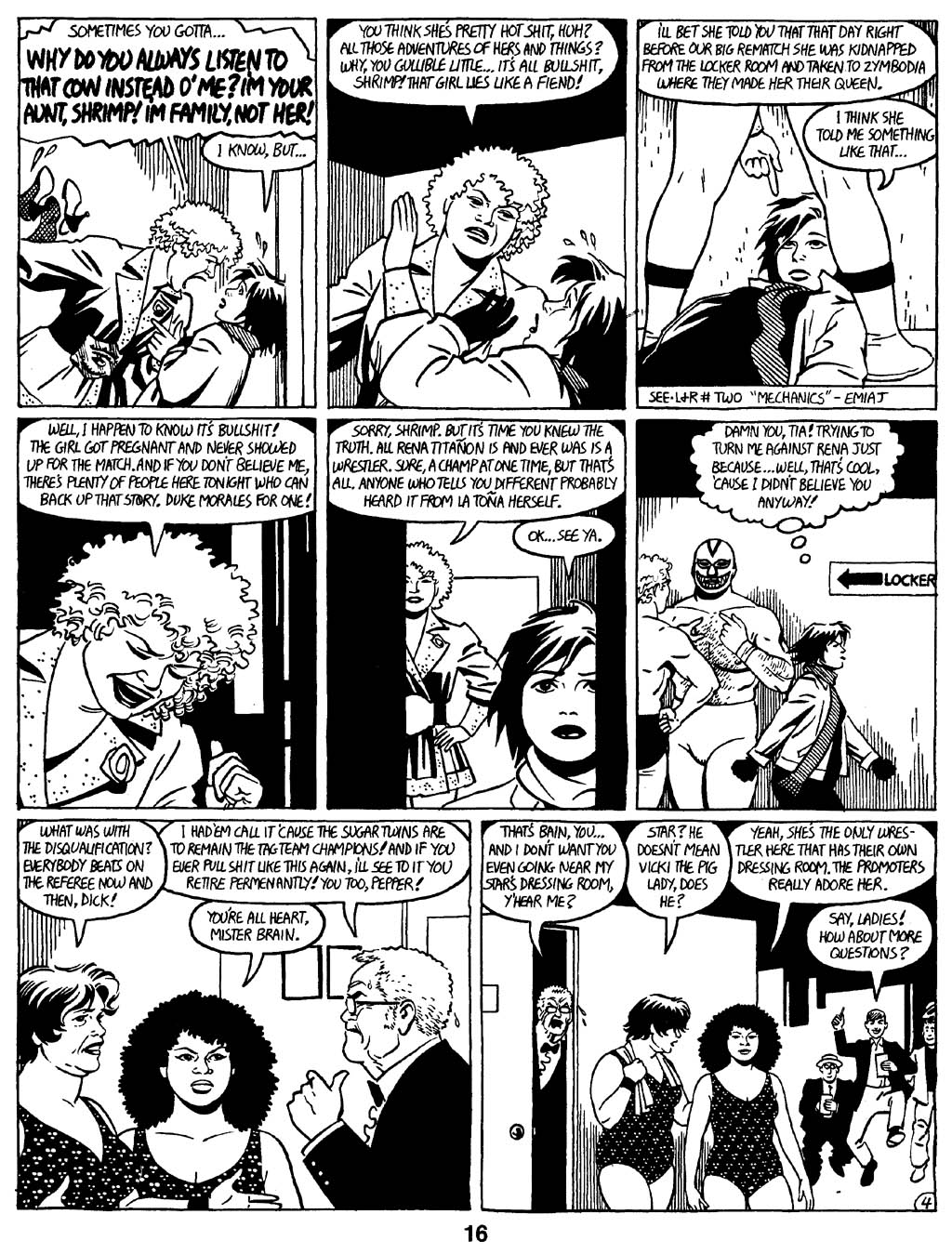 Read online Love and Rockets (1982) comic -  Issue #16 - 18