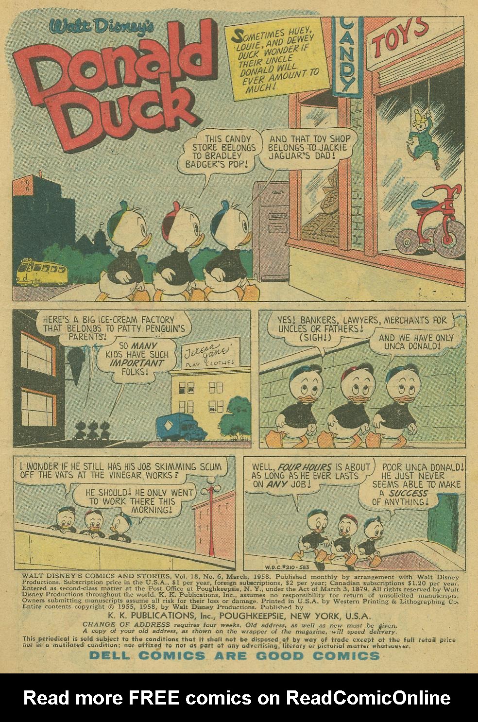 Read online Walt Disney's Comics and Stories comic -  Issue #210 - 3