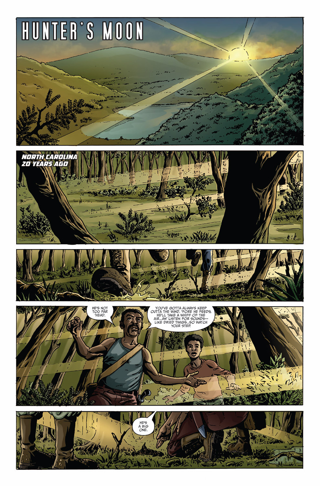 Read online Hunter's Moon comic -  Issue #1 - 3