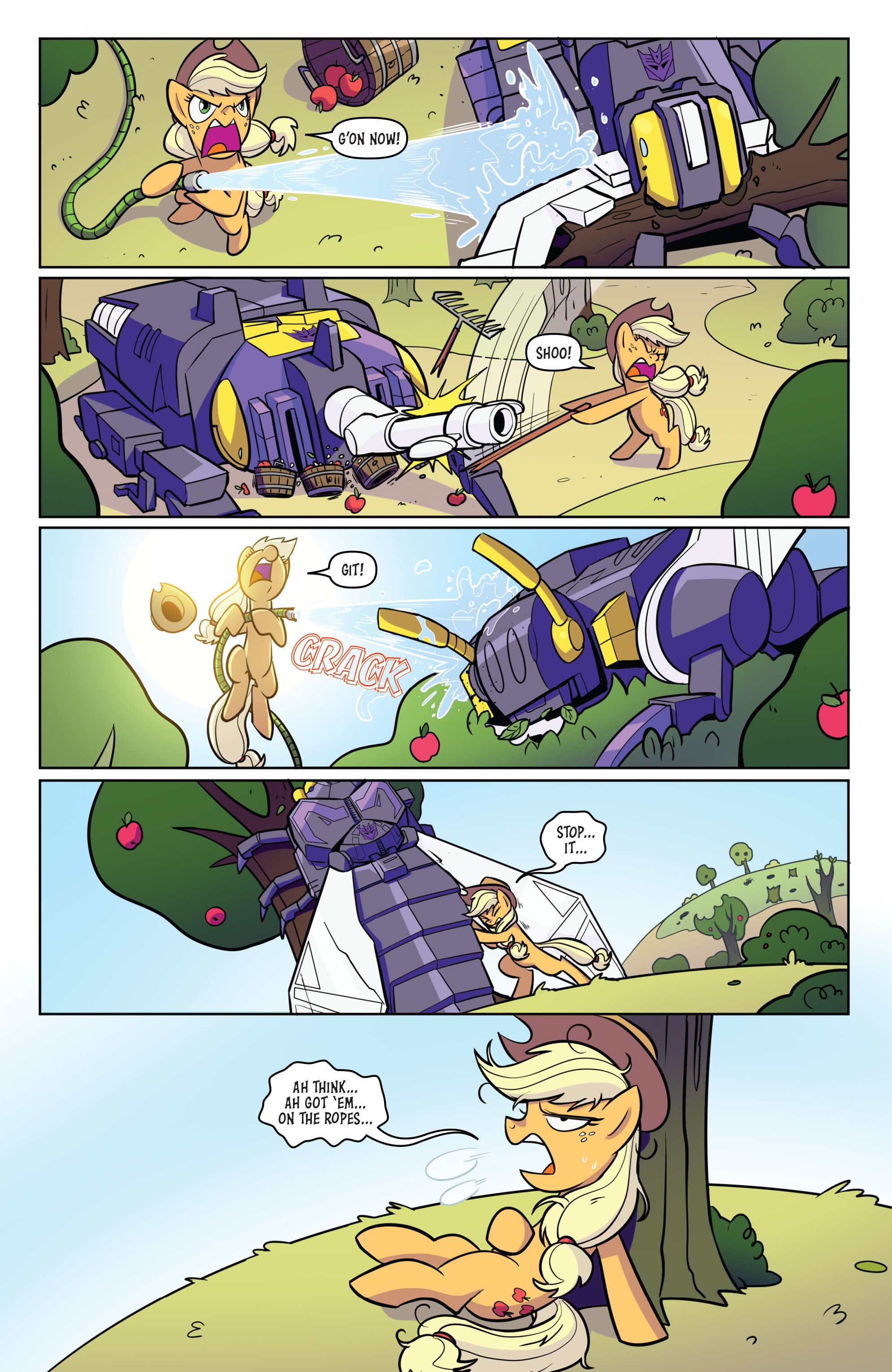 Read online My Little Pony/Transformers comic -  Issue #4 - 6
