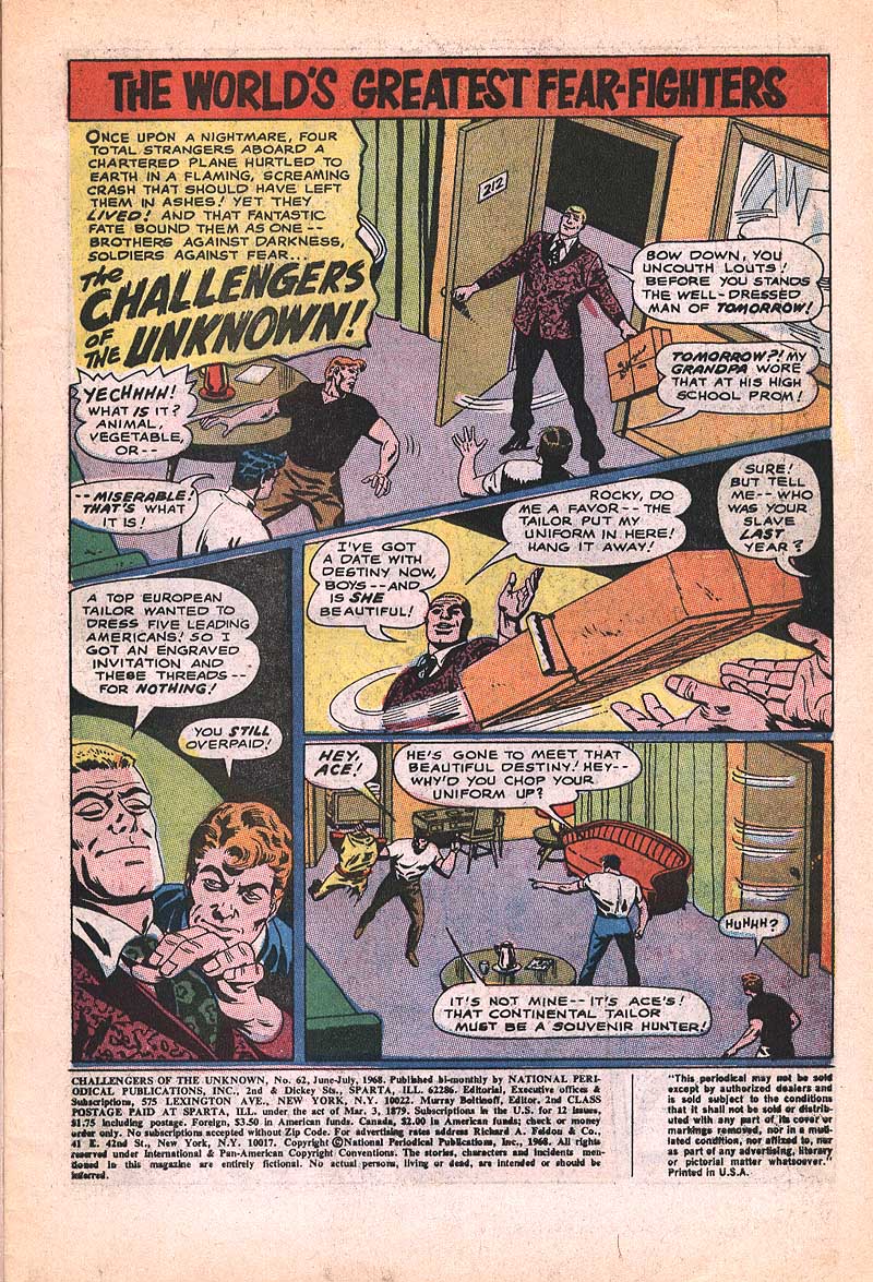 Challengers of the Unknown (1958) Issue #62 #62 - English 3