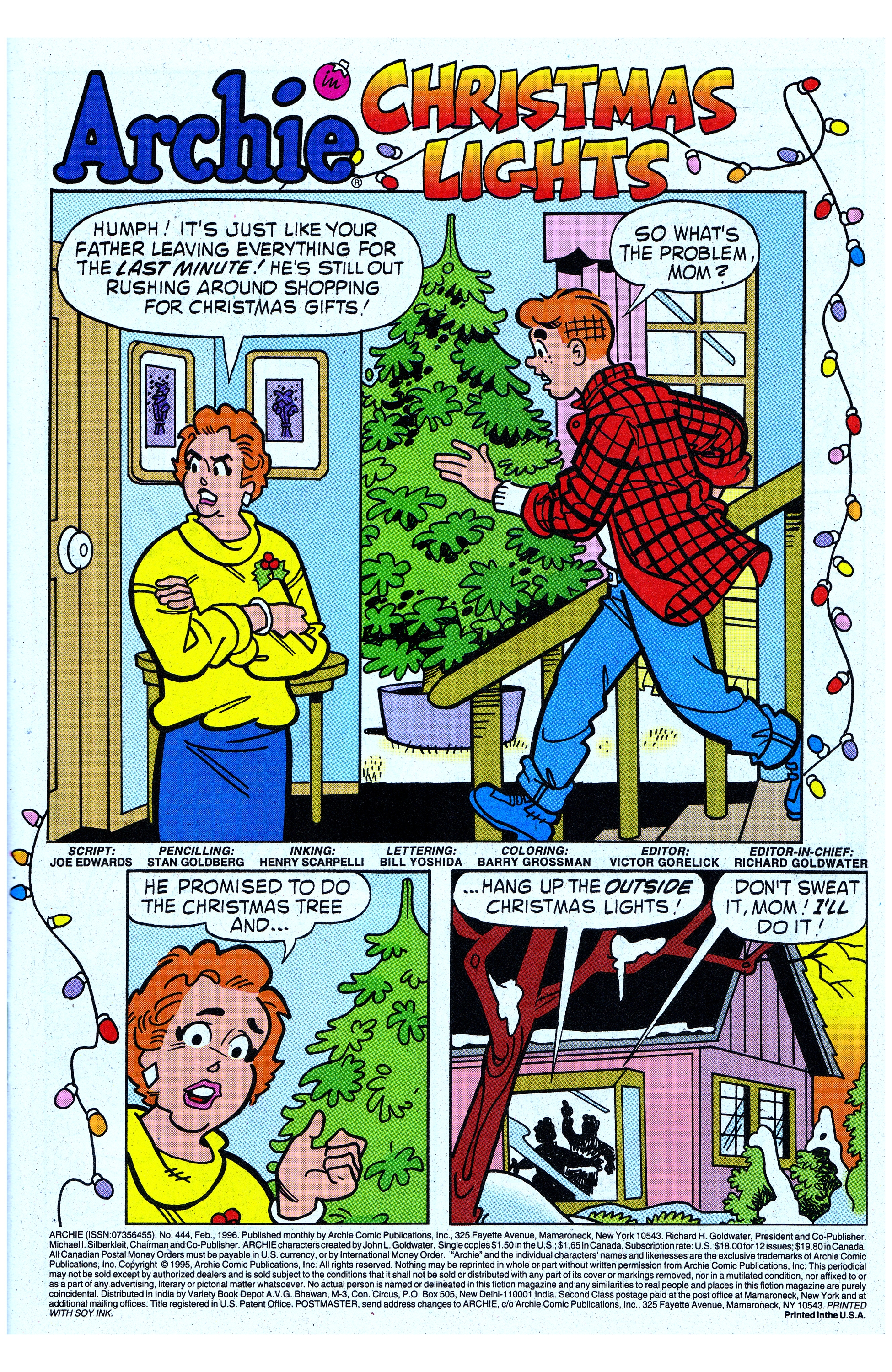 Read online Archie (1960) comic -  Issue #444 - 2