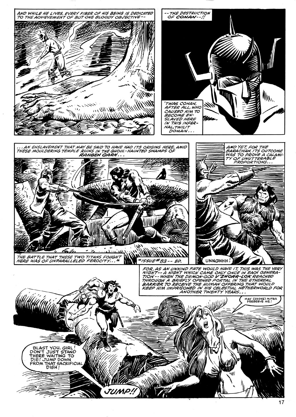 Read online The Savage Sword Of Conan comic -  Issue #92 - 16