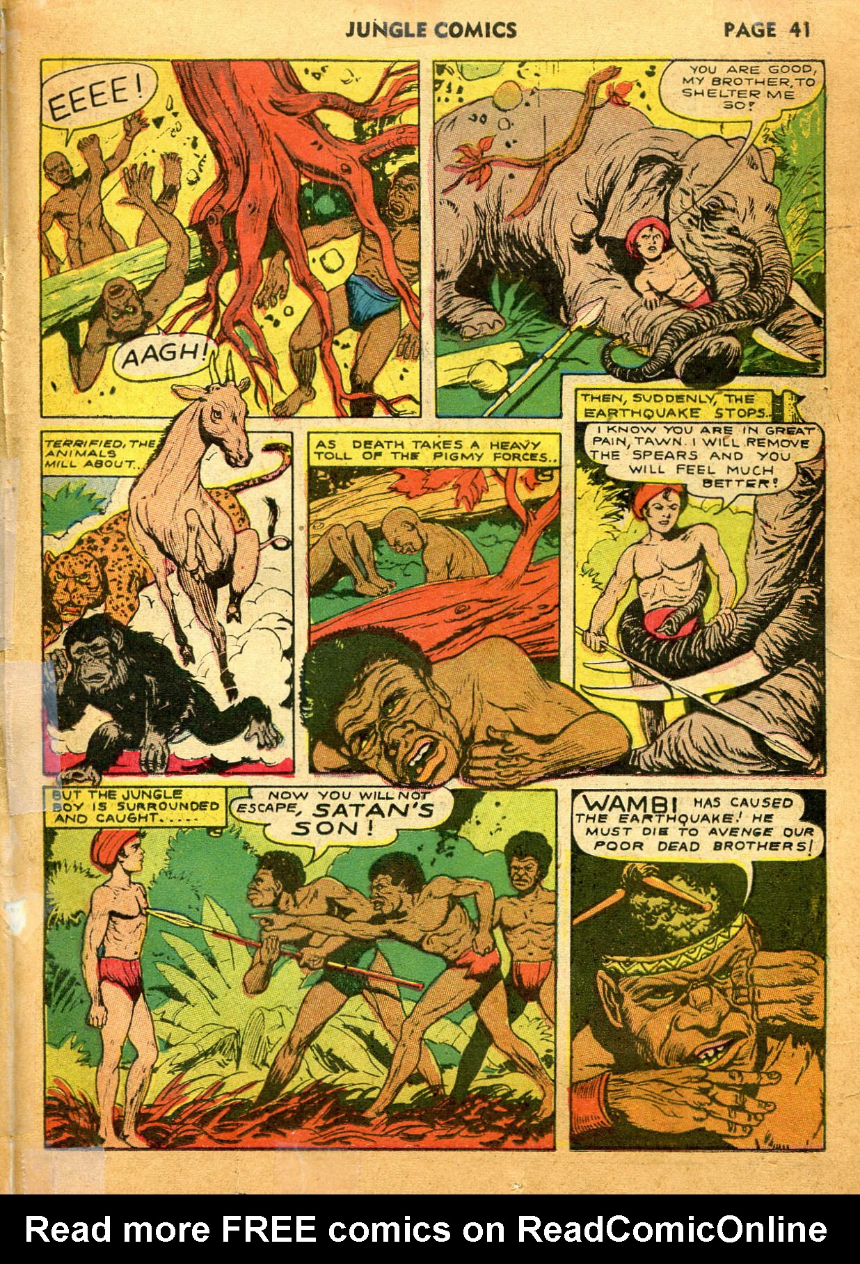 Read online Jungle Comics comic -  Issue #35 - 43