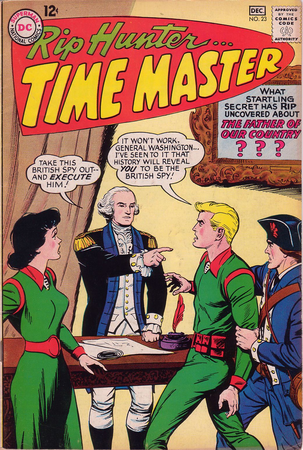 Read online Rip Hunter...Time Master comic -  Issue #23 - 1