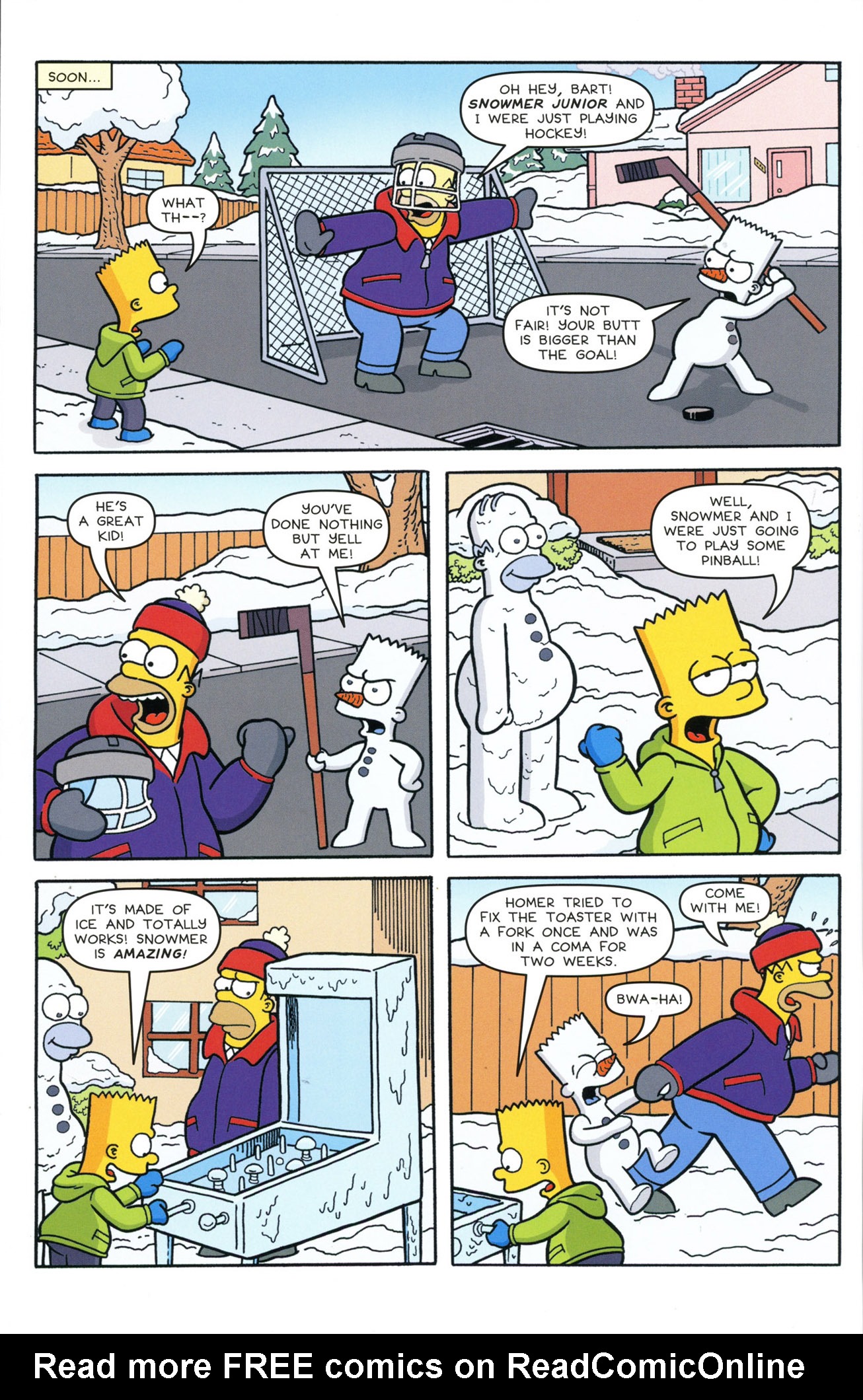 Read online The Simpsons Winter Wingding comic -  Issue #9 - 10