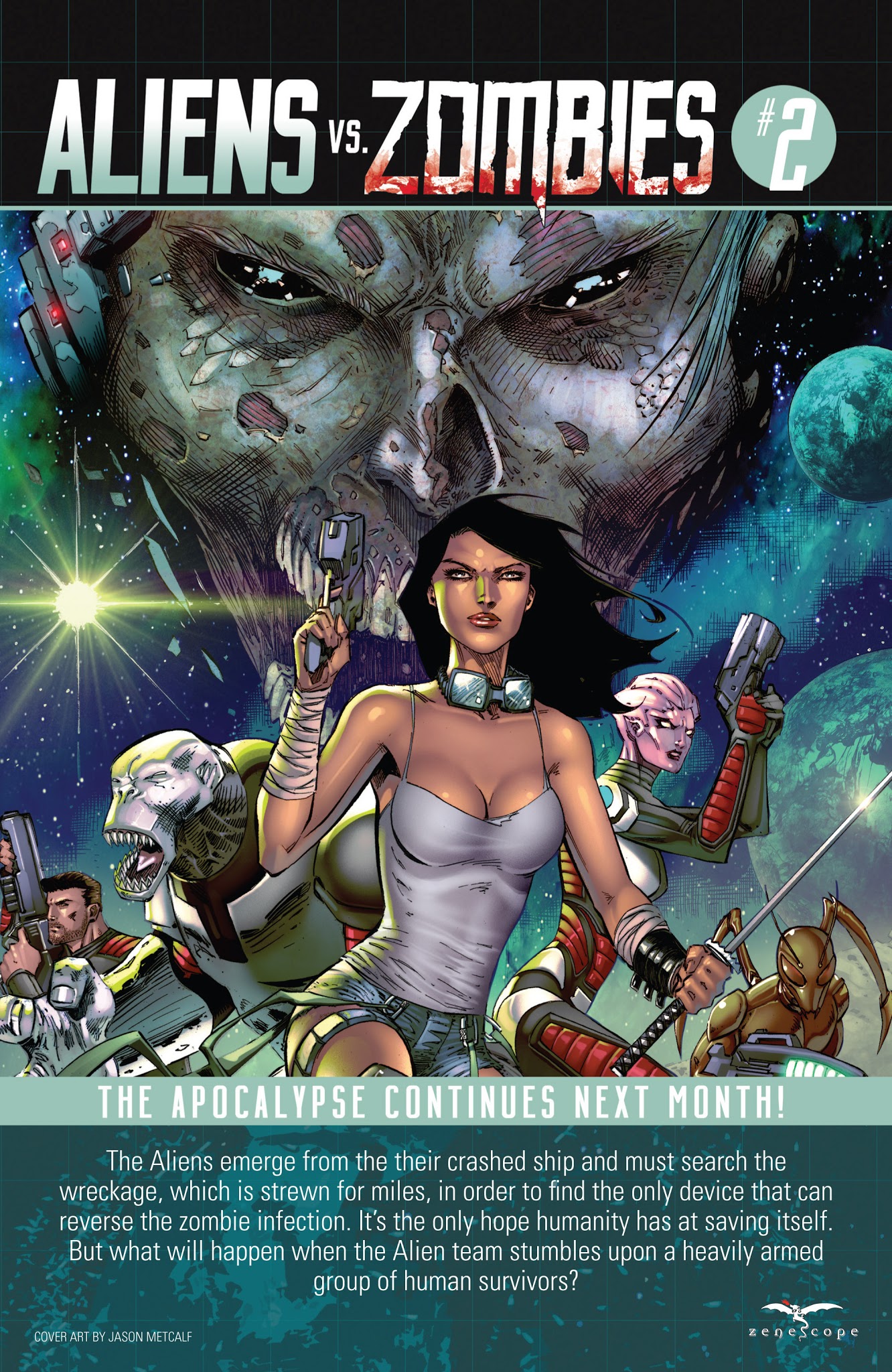 Read online Aliens vs. Zombies comic -  Issue #1 - 25