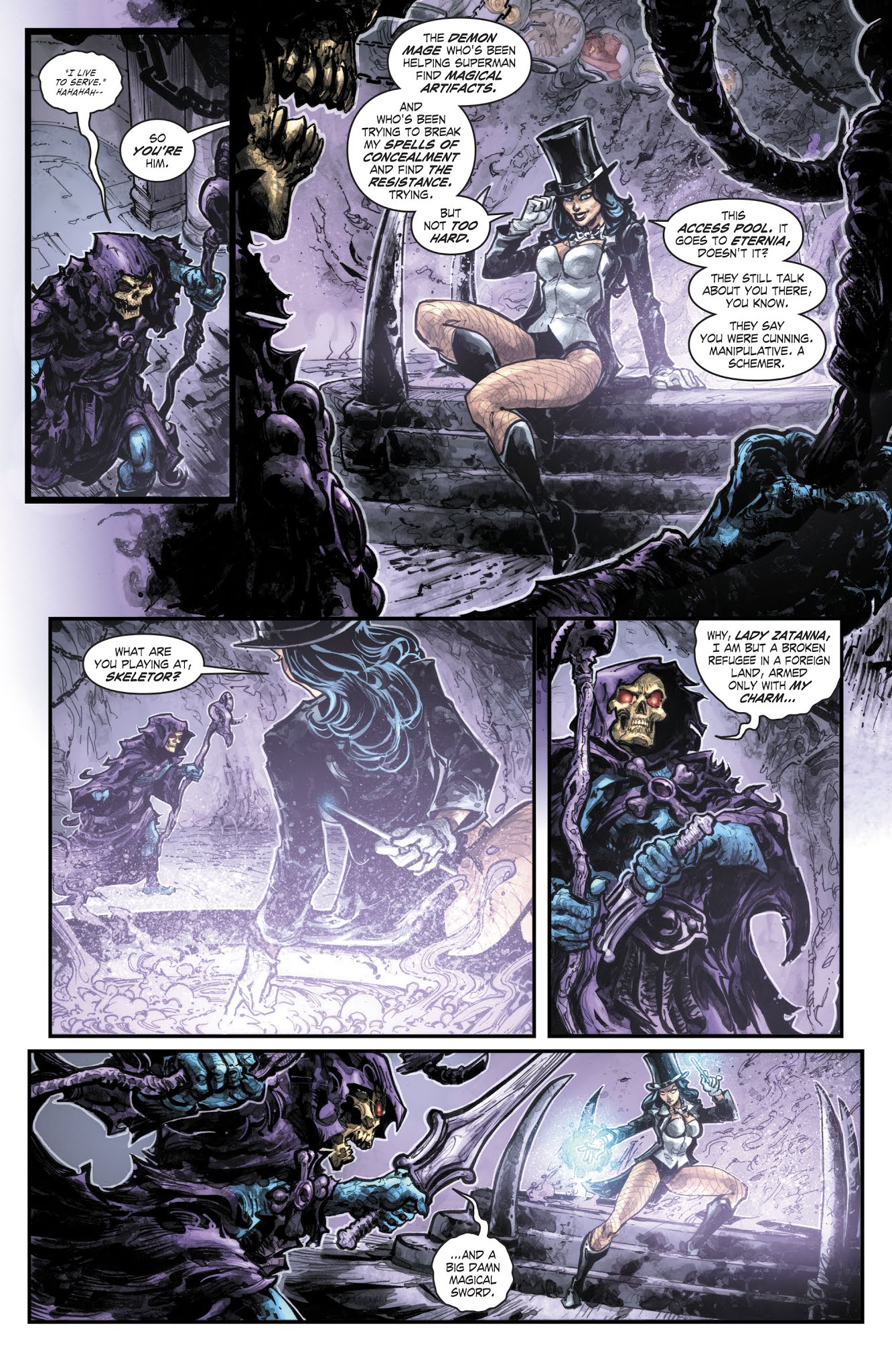 Read online Injustice Vs. Masters of the Universe comic -  Issue #4 - 6