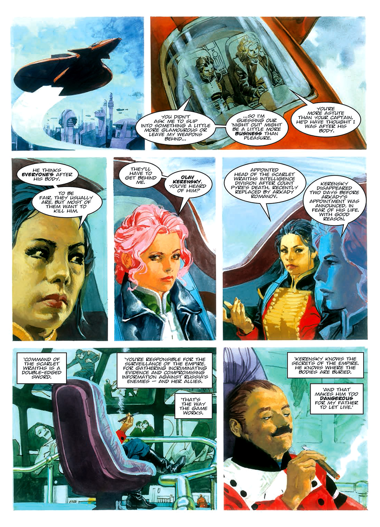 Read online Nikolai Dante comic -  Issue # TPB 8 - 192