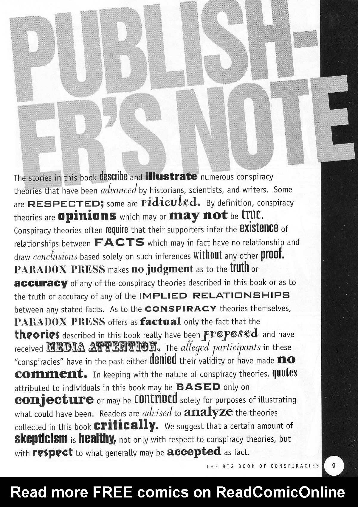 Read online The Big Book of... comic -  Issue # TPB Conspiracies - 9