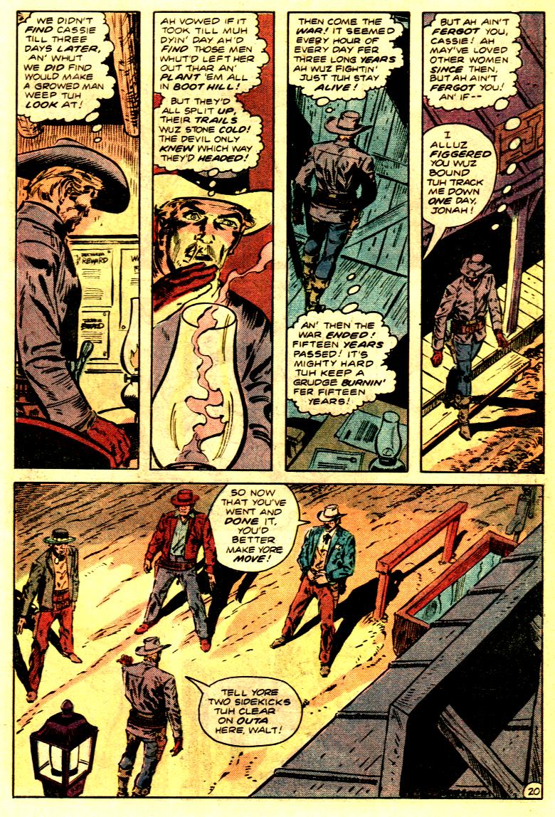 Read online Jonah Hex (1977) comic -  Issue #65 - 21