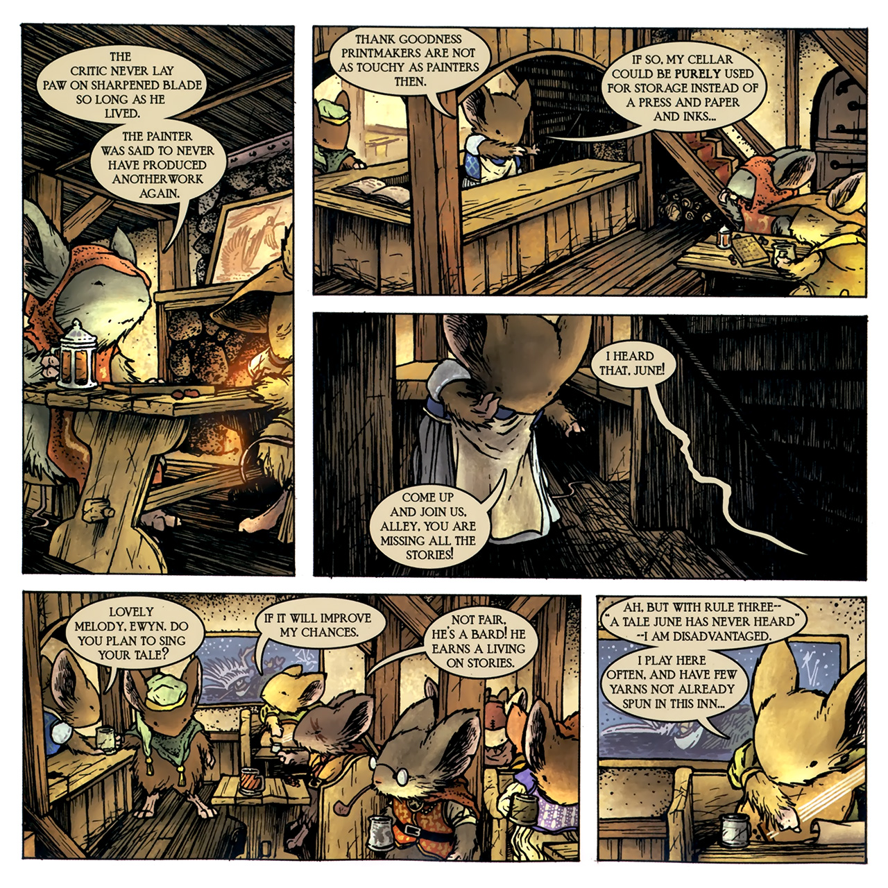 Read online Mouse Guard: Legends of the Guard comic -  Issue #3 - 16