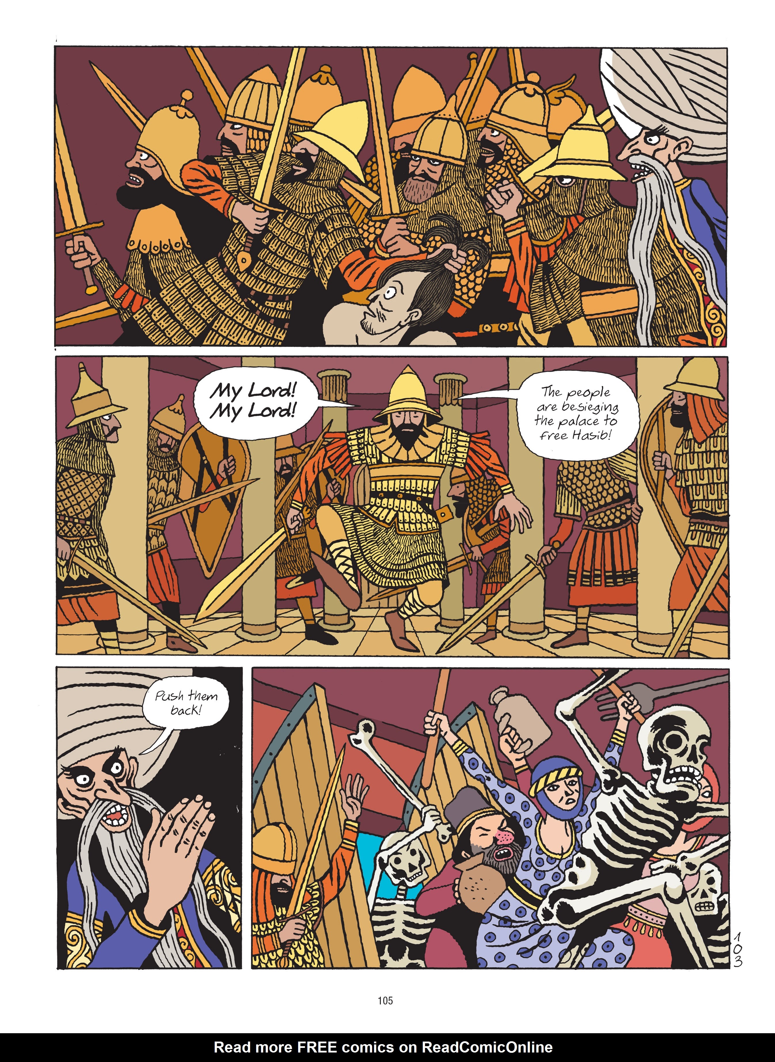 Read online A Tale of a Thousand and One Nights: HASIB & the Queen of Serpents comic -  Issue # TPB - 105