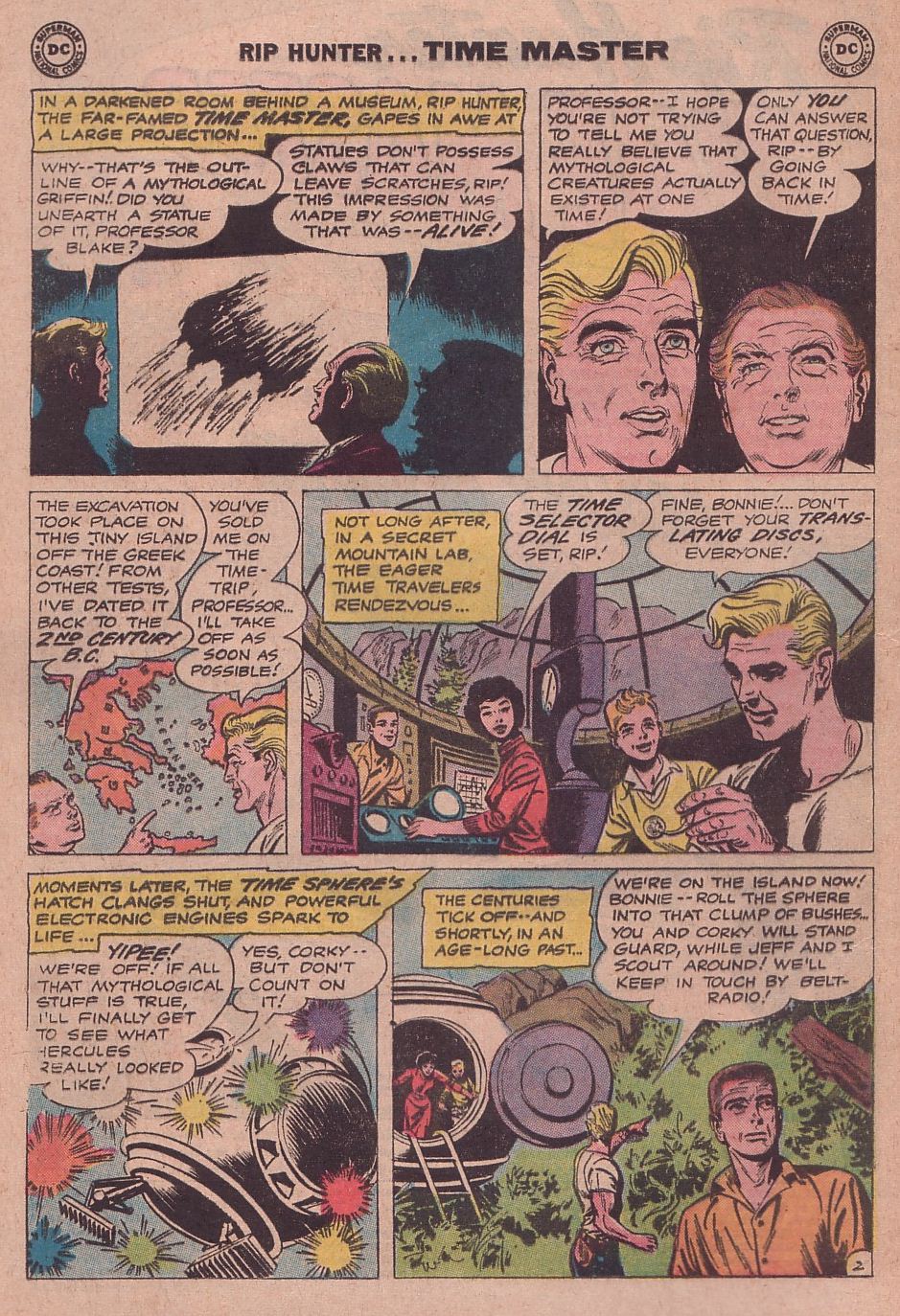 Read online Rip Hunter...Time Master comic -  Issue #11 - 4