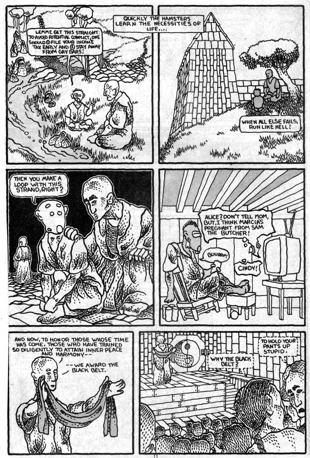 Read online Adolescent Radioactive Black Belt Hamsters comic -  Issue #1 - 11