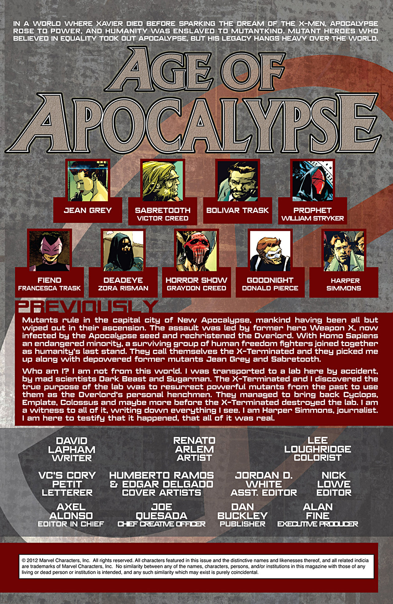 Read online Age of Apocalypse (2012) comic -  Issue #6 - 2