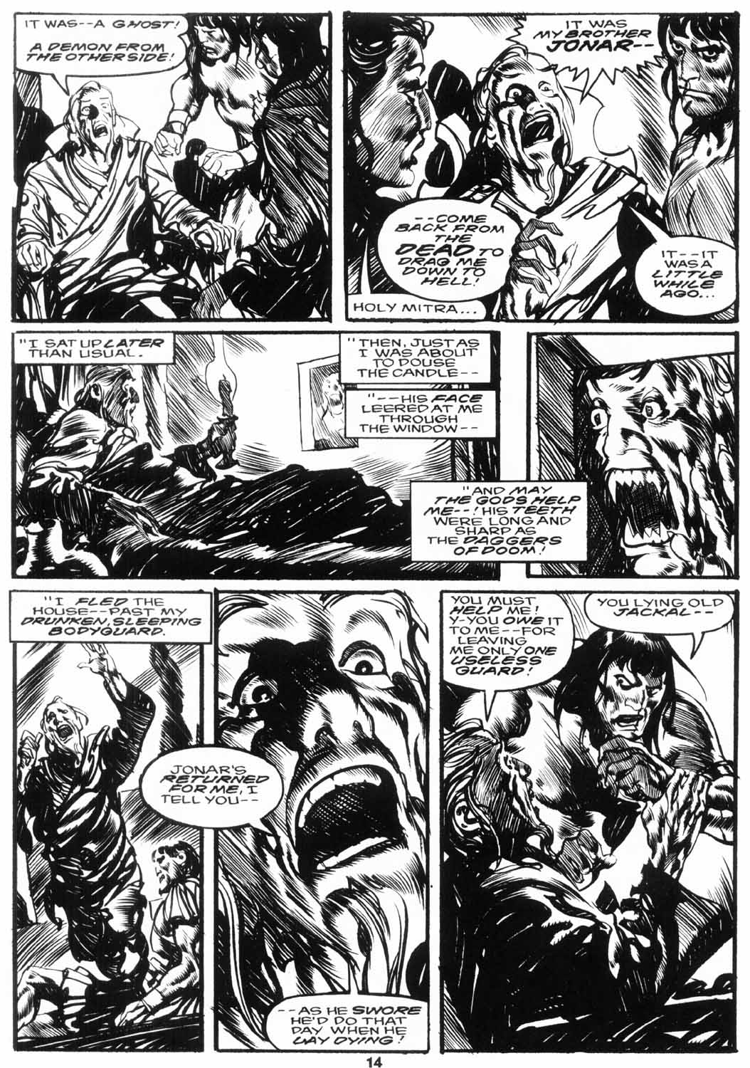 Read online The Savage Sword Of Conan comic -  Issue #224 - 16