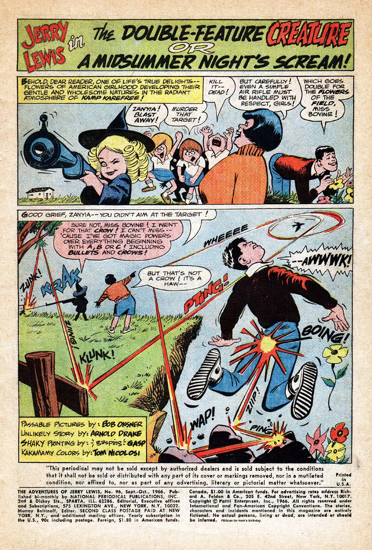 Read online The Adventures of Jerry Lewis comic -  Issue #96 - 3