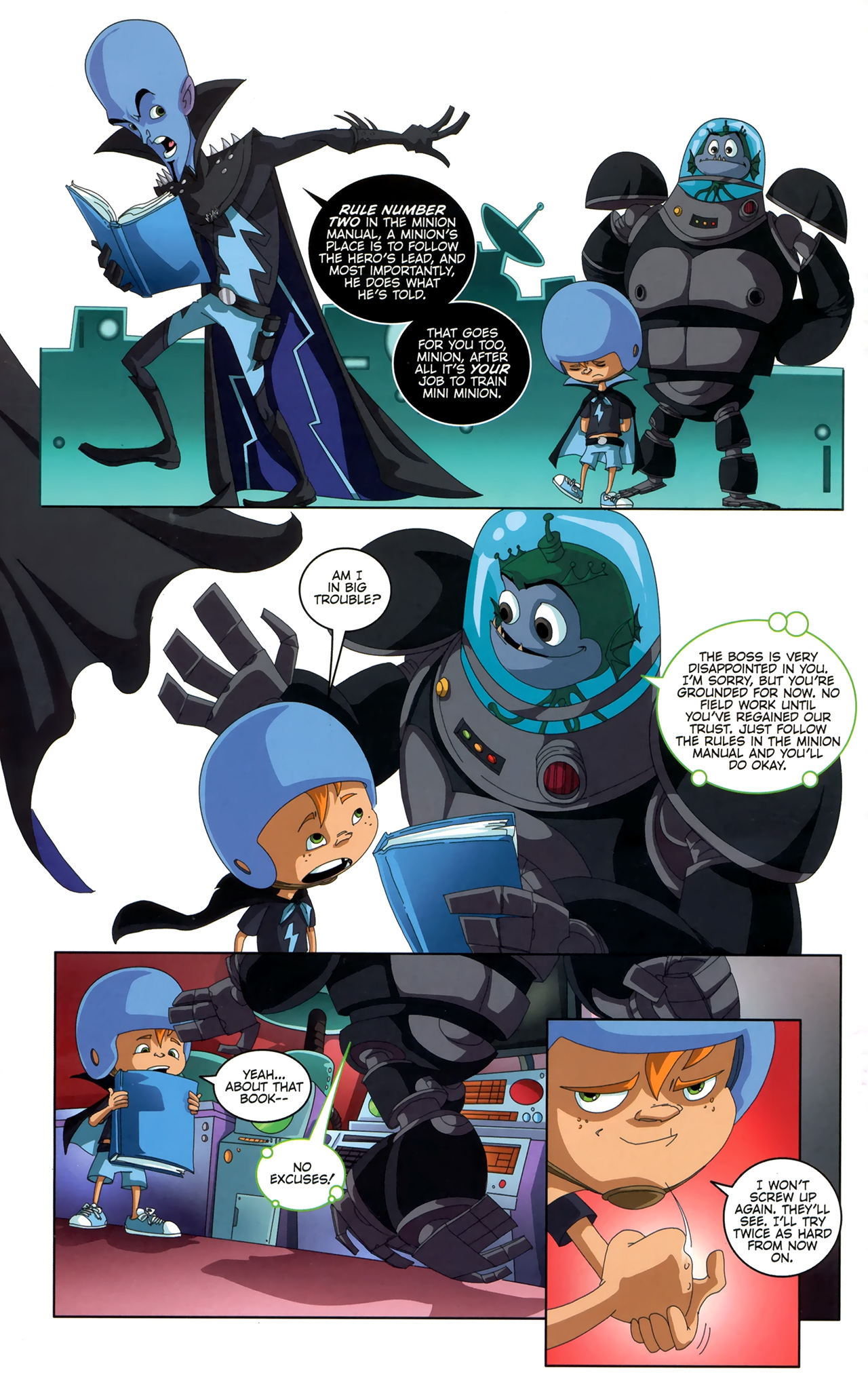 Read online Megamind: Bad. Blue. Brilliant. comic -  Issue #4 - 14