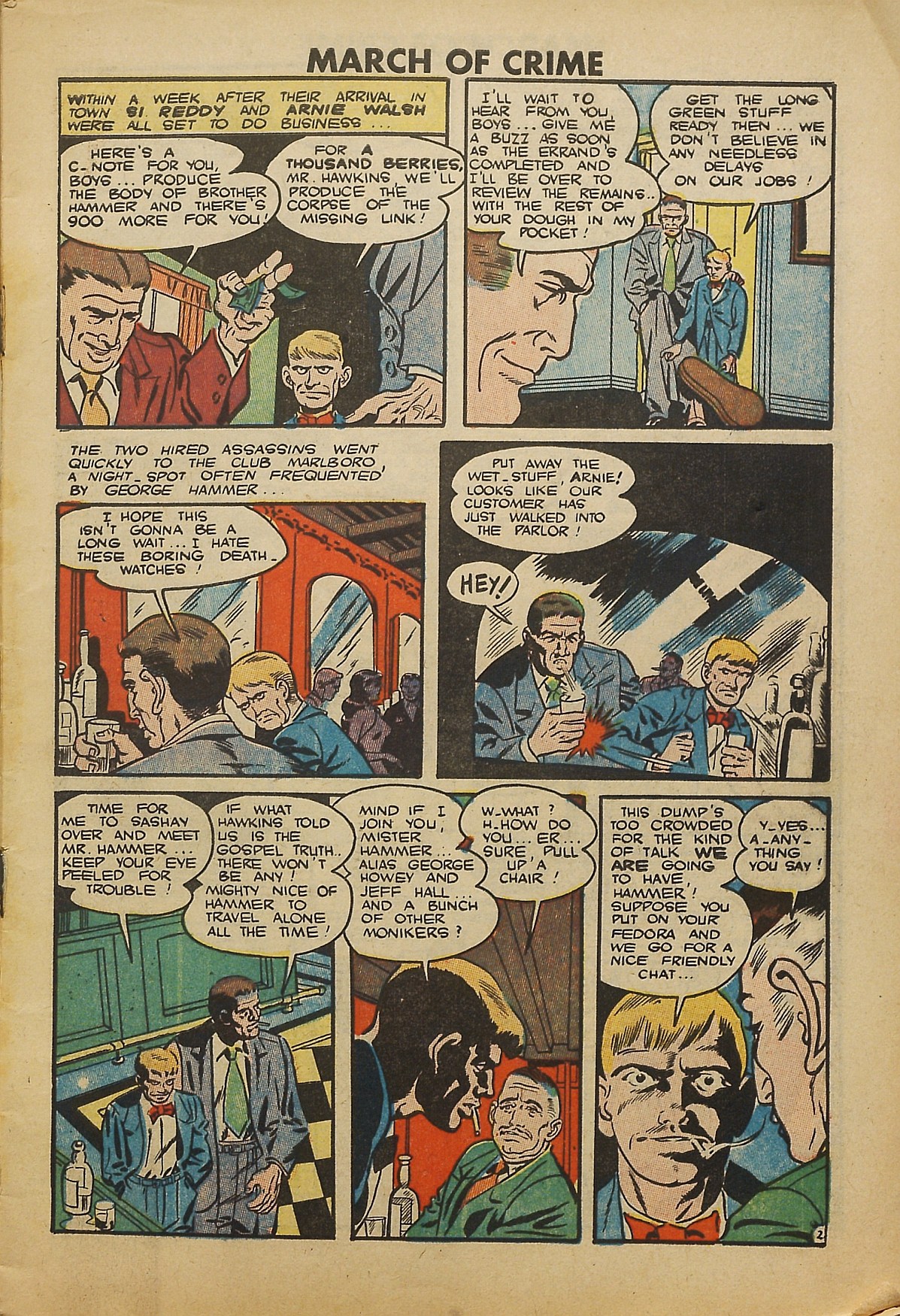 Read online March of Crime comic -  Issue #1 - 3