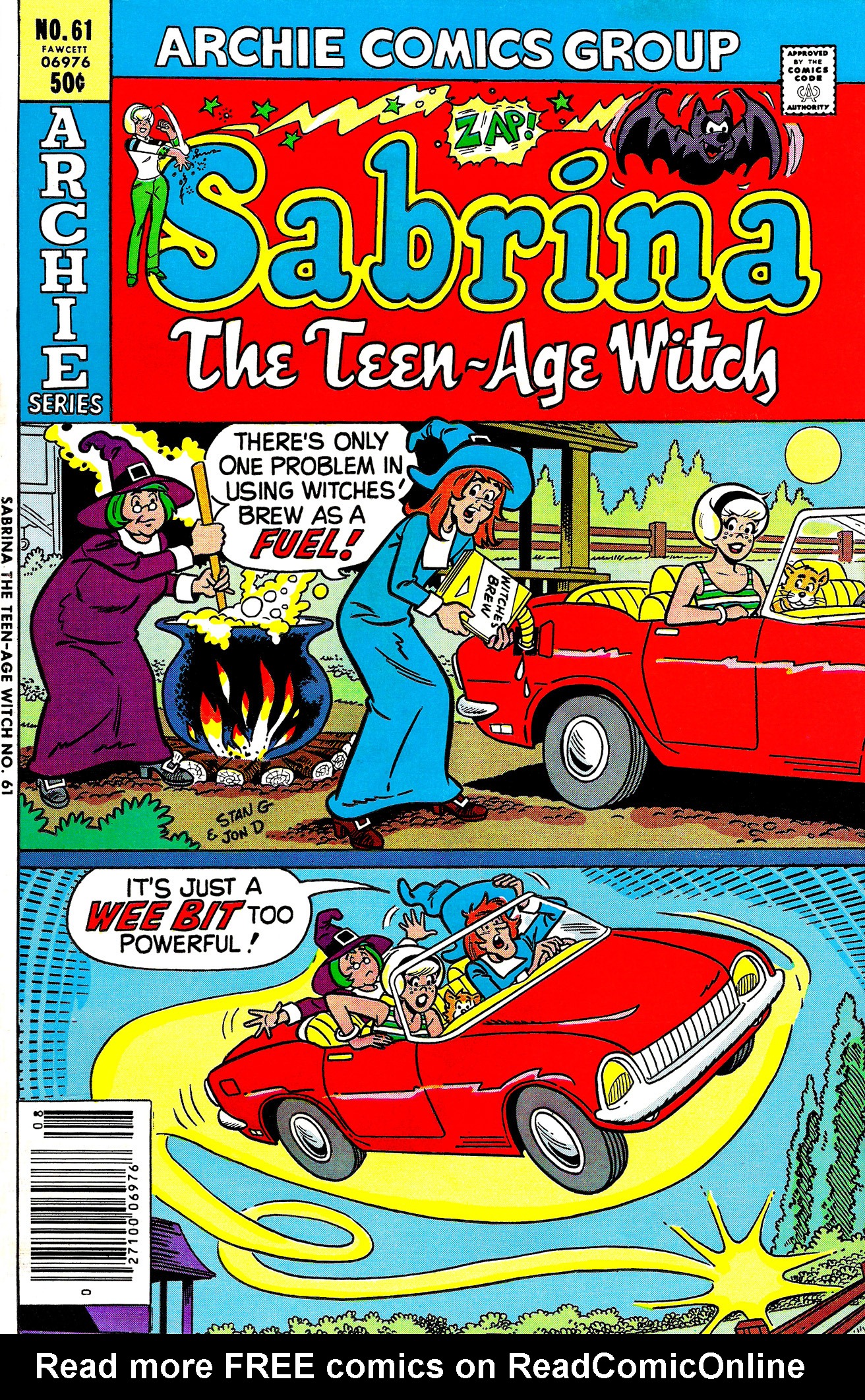 Read online Sabrina The Teenage Witch (1971) comic -  Issue #61 - 1