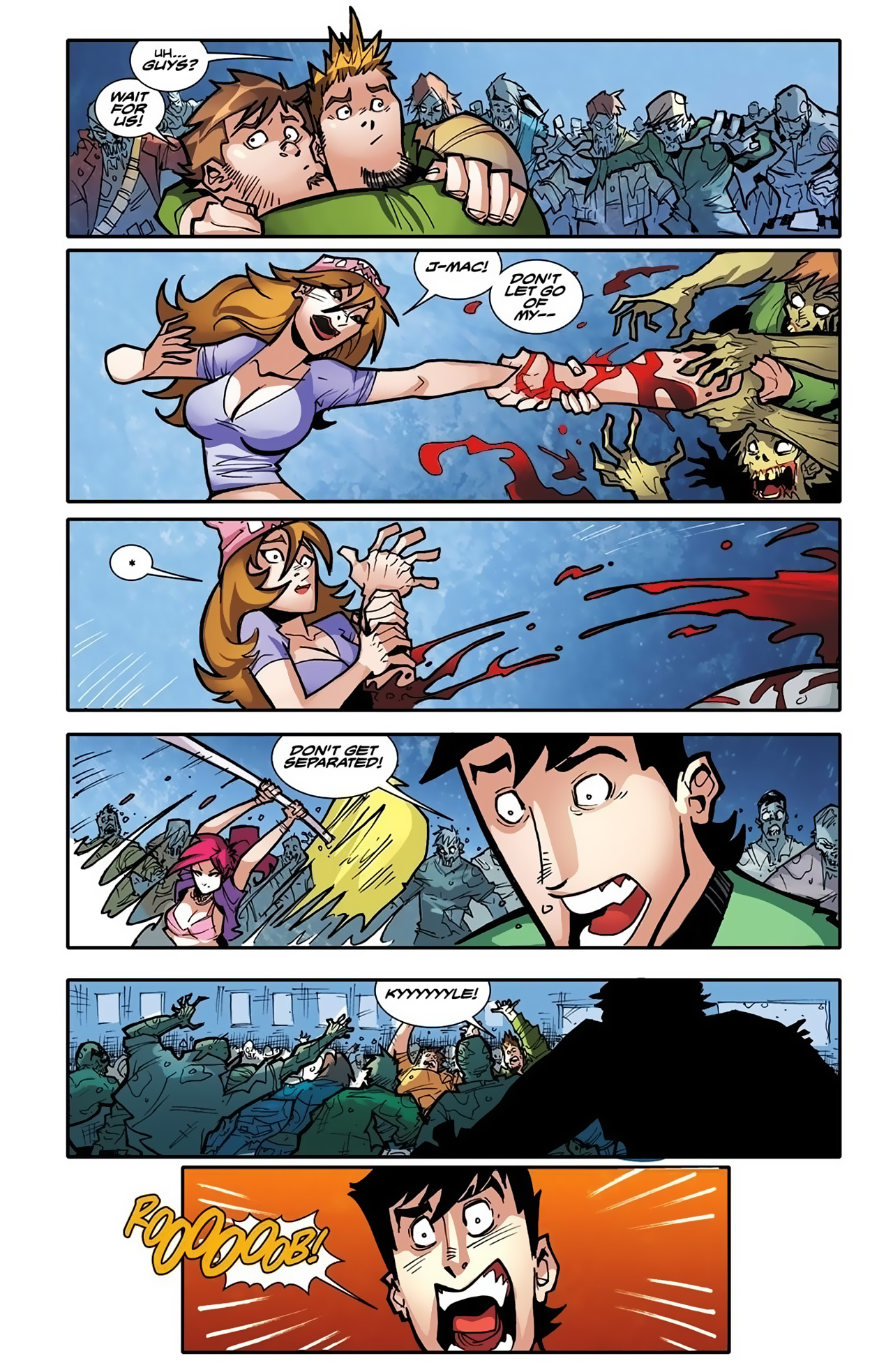 Read online Fanboys vs. Zombies comic -  Issue #5 - 8