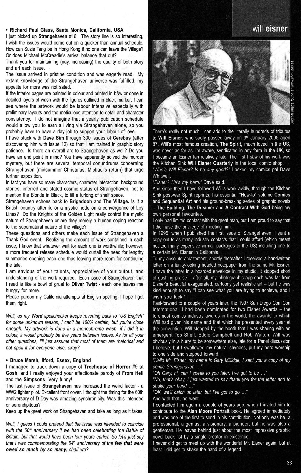 Read online Strangehaven comic -  Issue #17 - 33