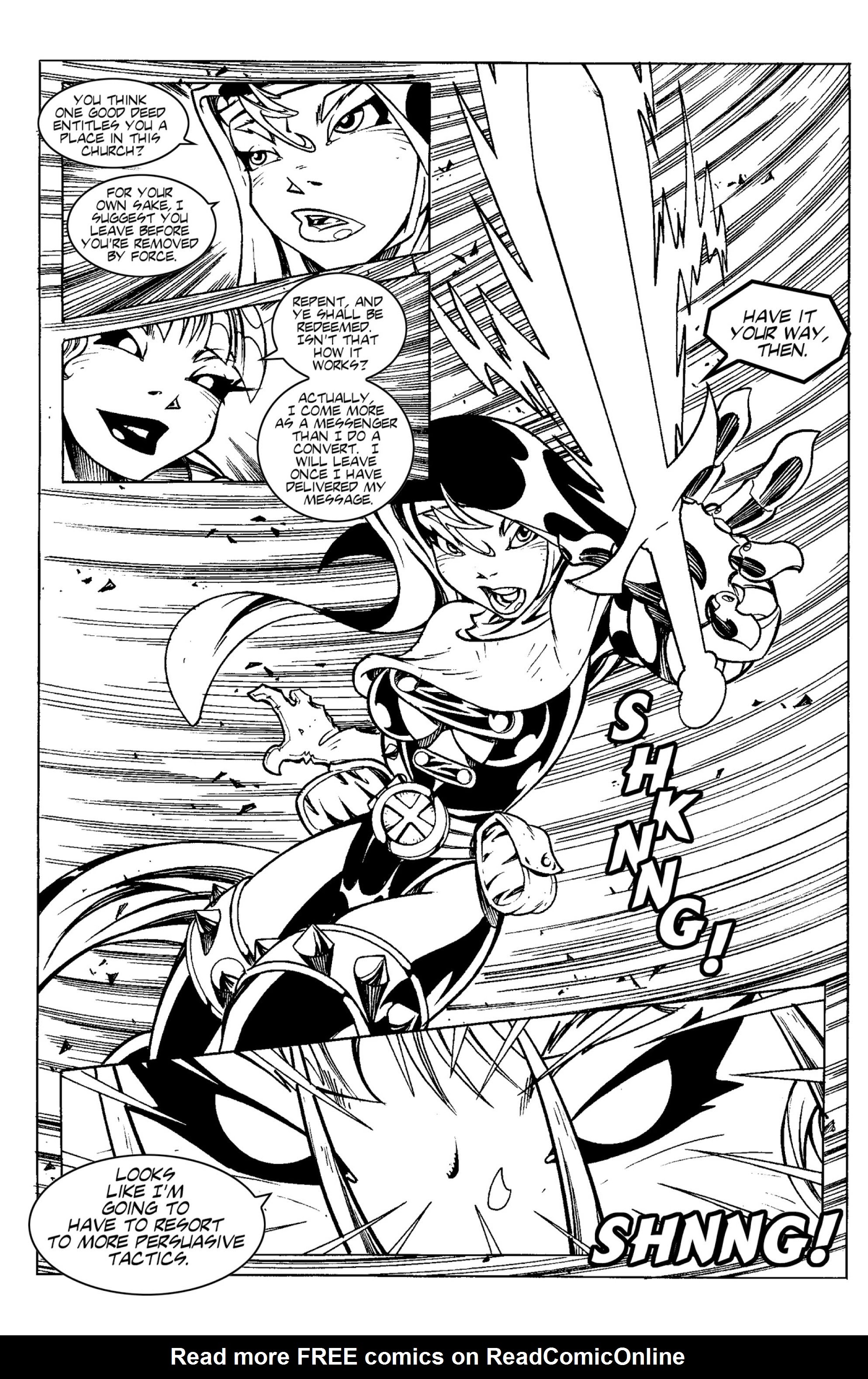Read online Warrior Nun Areala: Armor of God comic -  Issue # TPB - 73