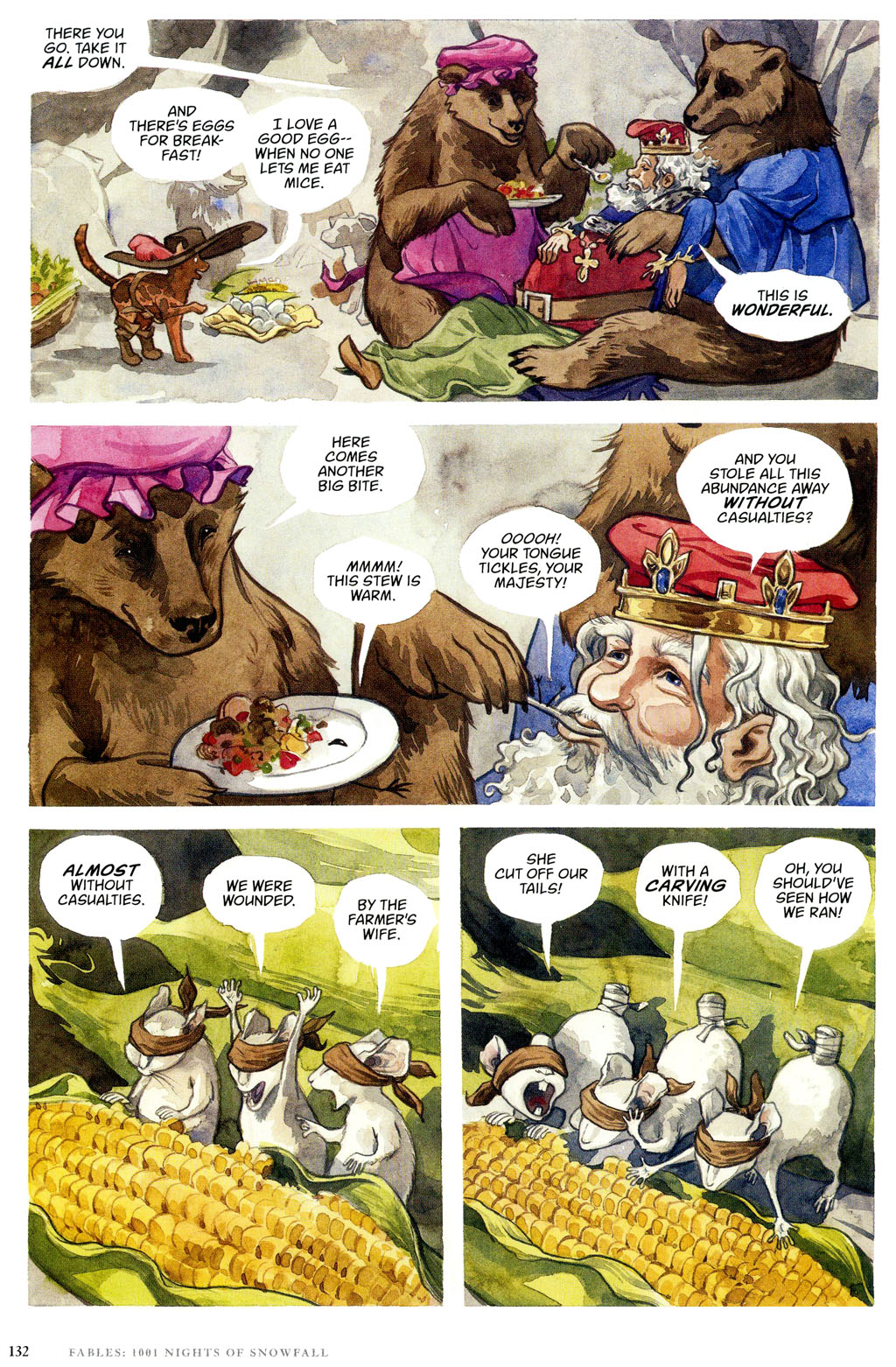 Read online Fables: 1001 Nights of Snowfall comic -  Issue # Full - 132