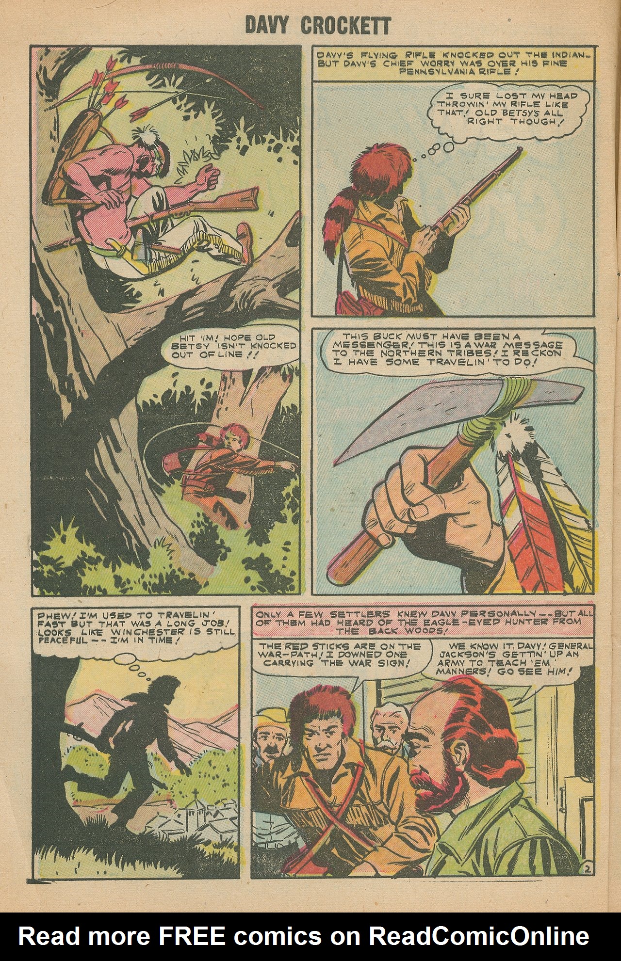 Read online Davy Crockett comic -  Issue #2 - 4