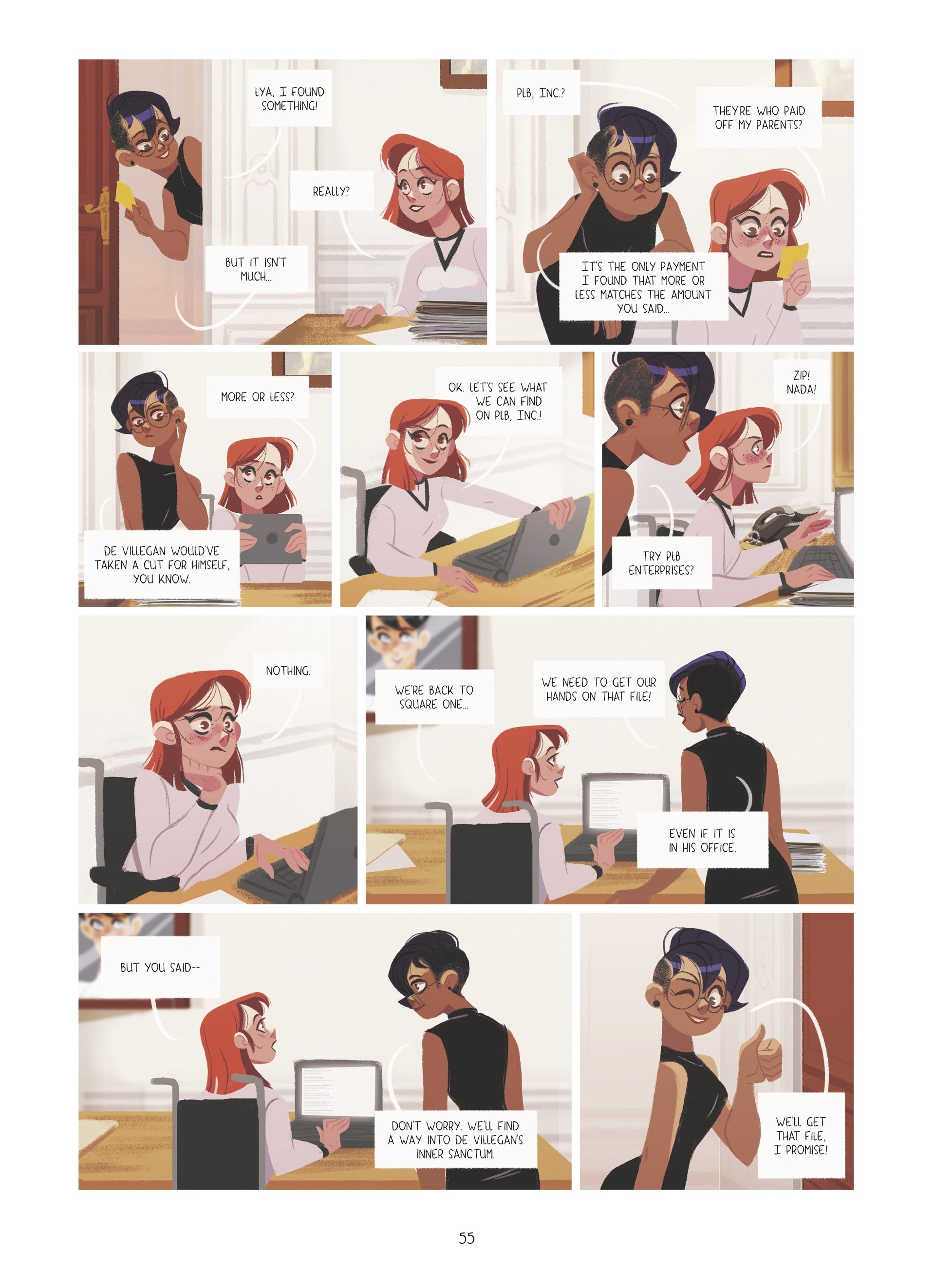 Read online Through Lya's Eyes comic -  Issue #1 - 55