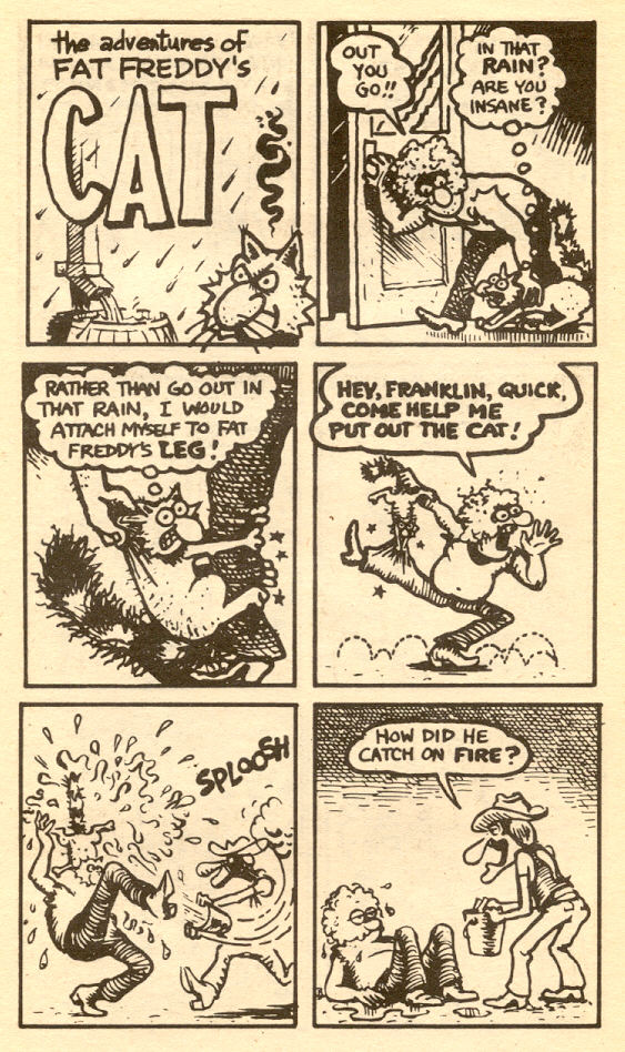 Read online Adventures of Fat Freddy's Cat comic -  Issue #3 - 23