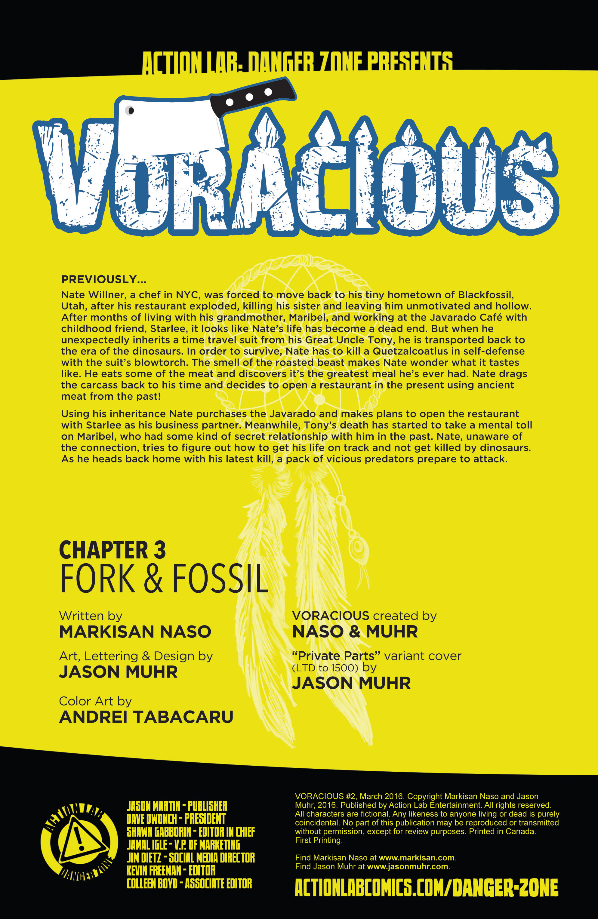 Read online Voracious comic -  Issue #2 - 2