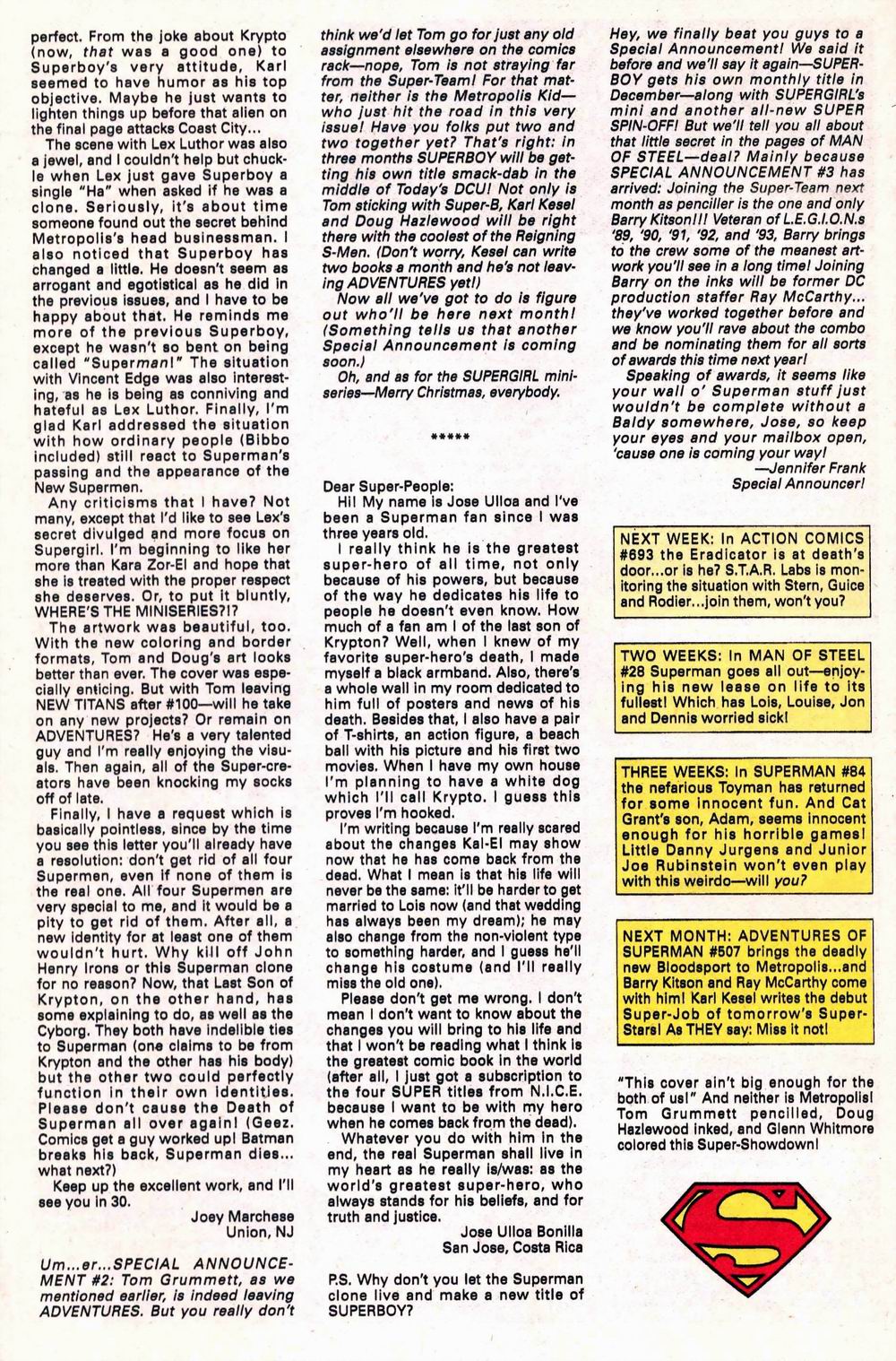 Adventures of Superman (1987) 506 Page 24