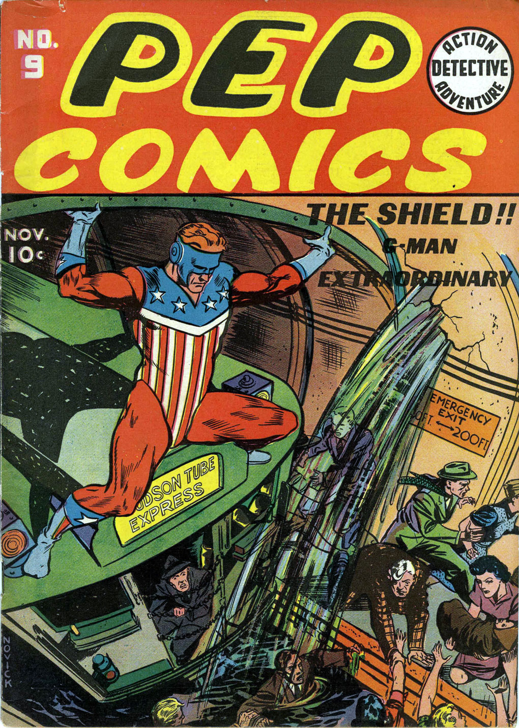 Read online Pep Comics comic -  Issue #9 - 2