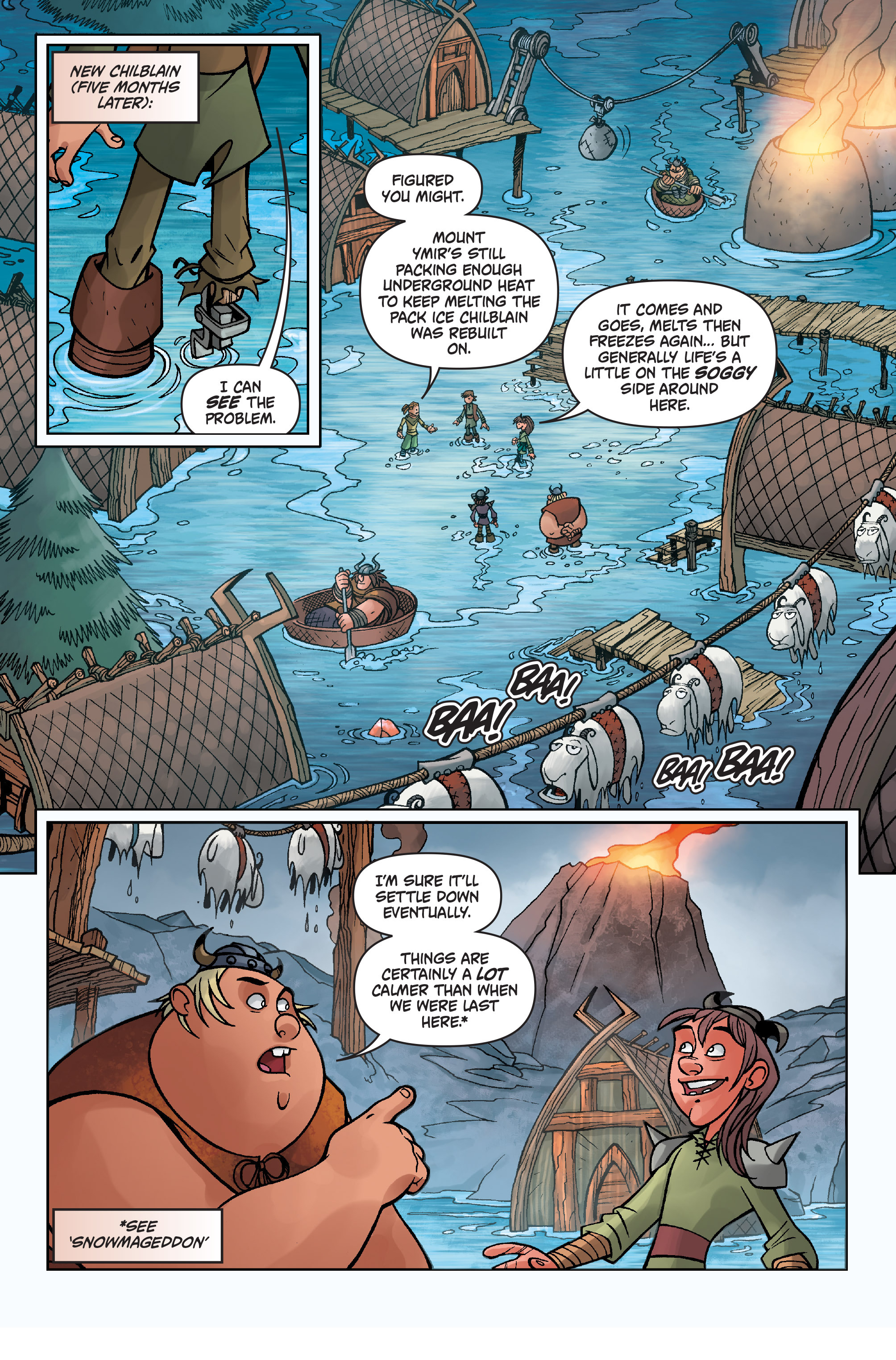Read online DreamWorks Dragons: Defenders of Berk Collection: Fire & Ice comic -  Issue # TPB - 96