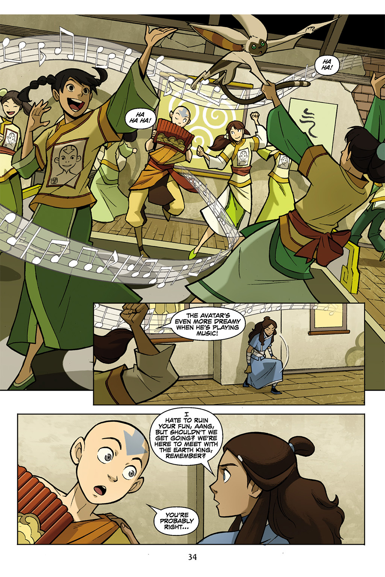 Read online Nickelodeon Avatar: The Last Airbender - The Promise comic -  Issue # Part 2 - 35