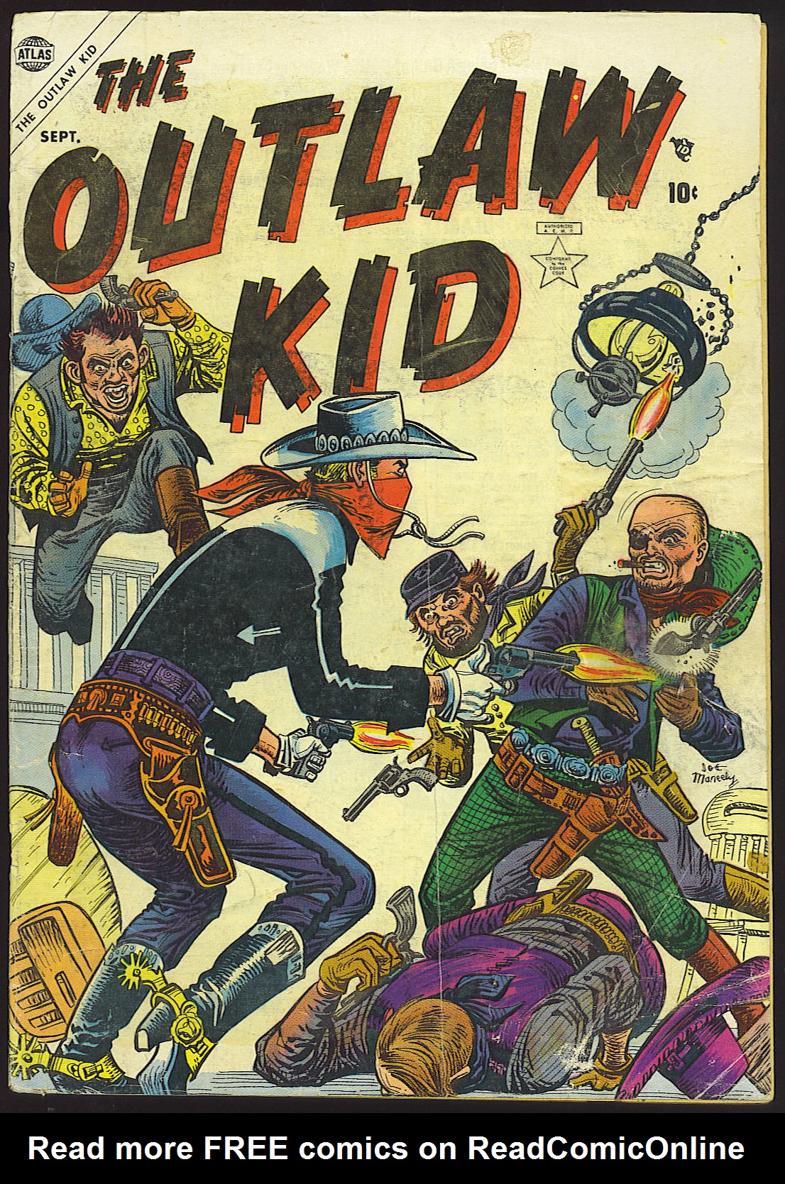 Read online The Outlaw Kid (1954) comic -  Issue #1 - 1