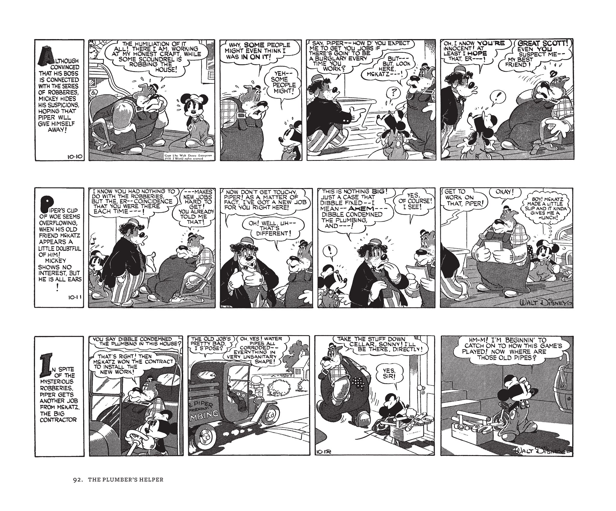 Read online Walt Disney's Mickey Mouse by Floyd Gottfredson comic -  Issue # TPB 5 (Part 1) - 92