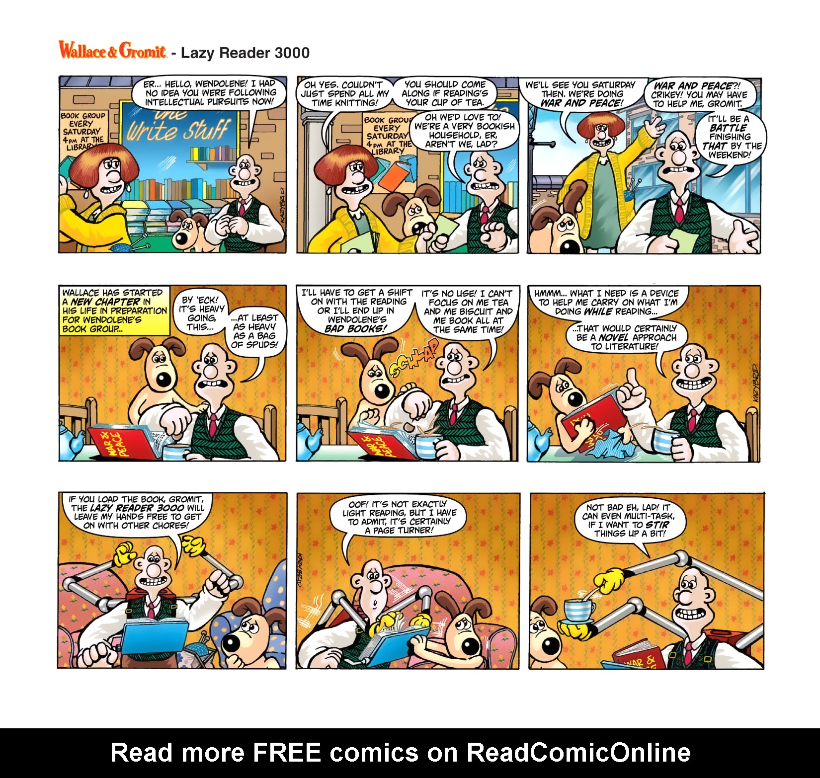 Read online Wallace & Gromit Dailies comic -  Issue #7 - 14